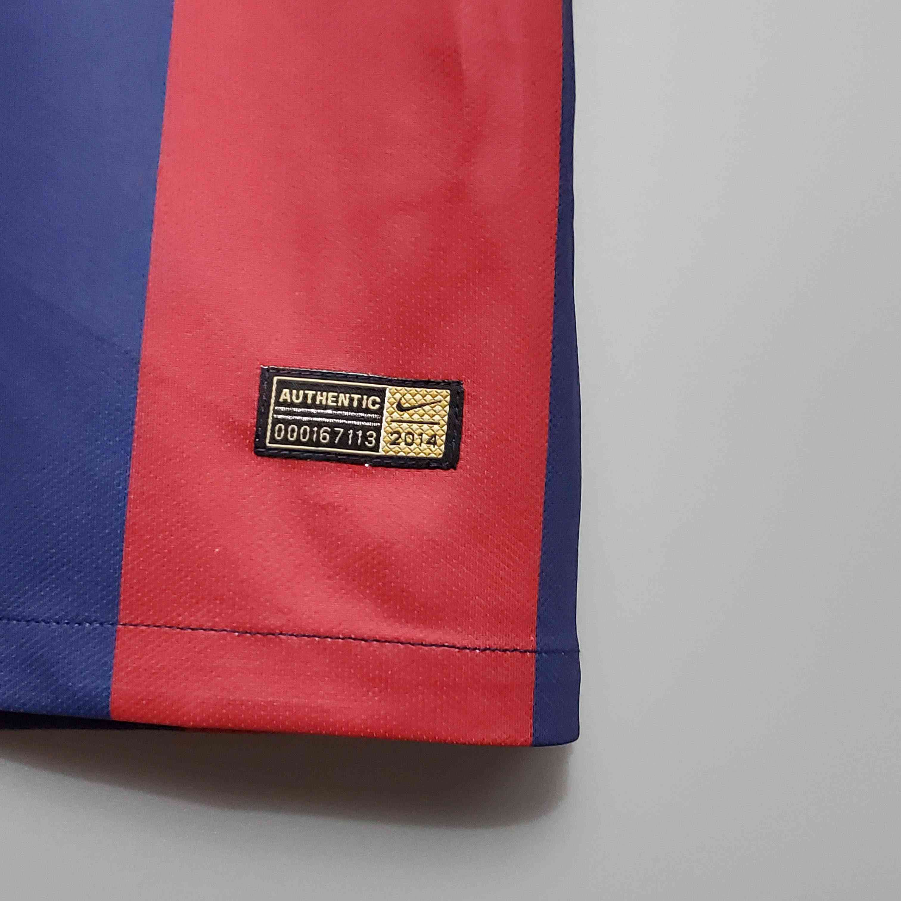 2014/2015 Retro Barcelona Football Shirt Home-mysite Custom Football Kit- Nextkits