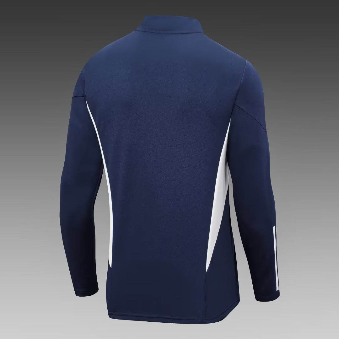 2023 Italy Half-Pull Training Suit Royal Blue Soccer Shirt Set-mysite Custom Football Kit- Nextkits