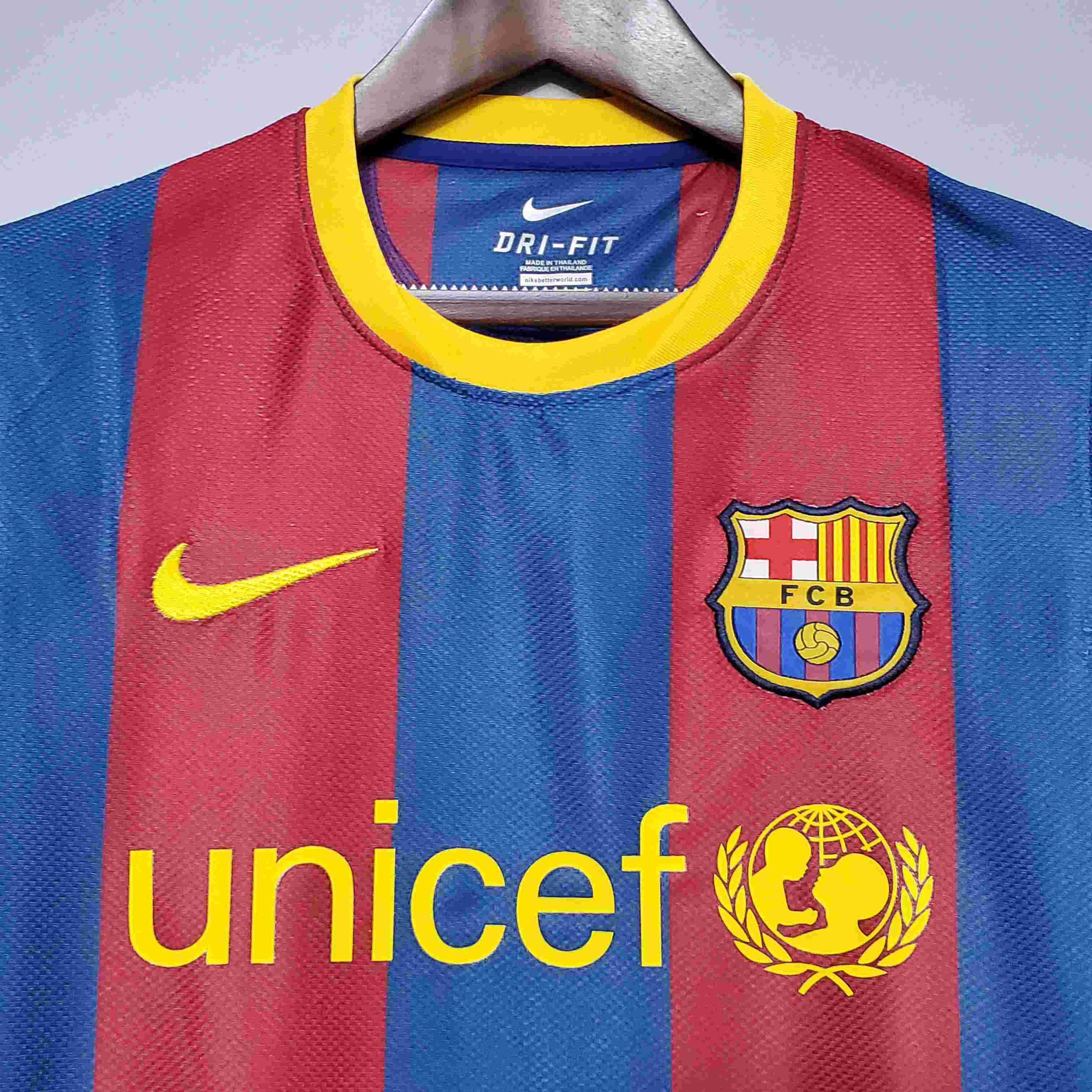 2010/2011 Retro Barcelona Home Football Shirt-mysite Custom Football Kit- Nextkits