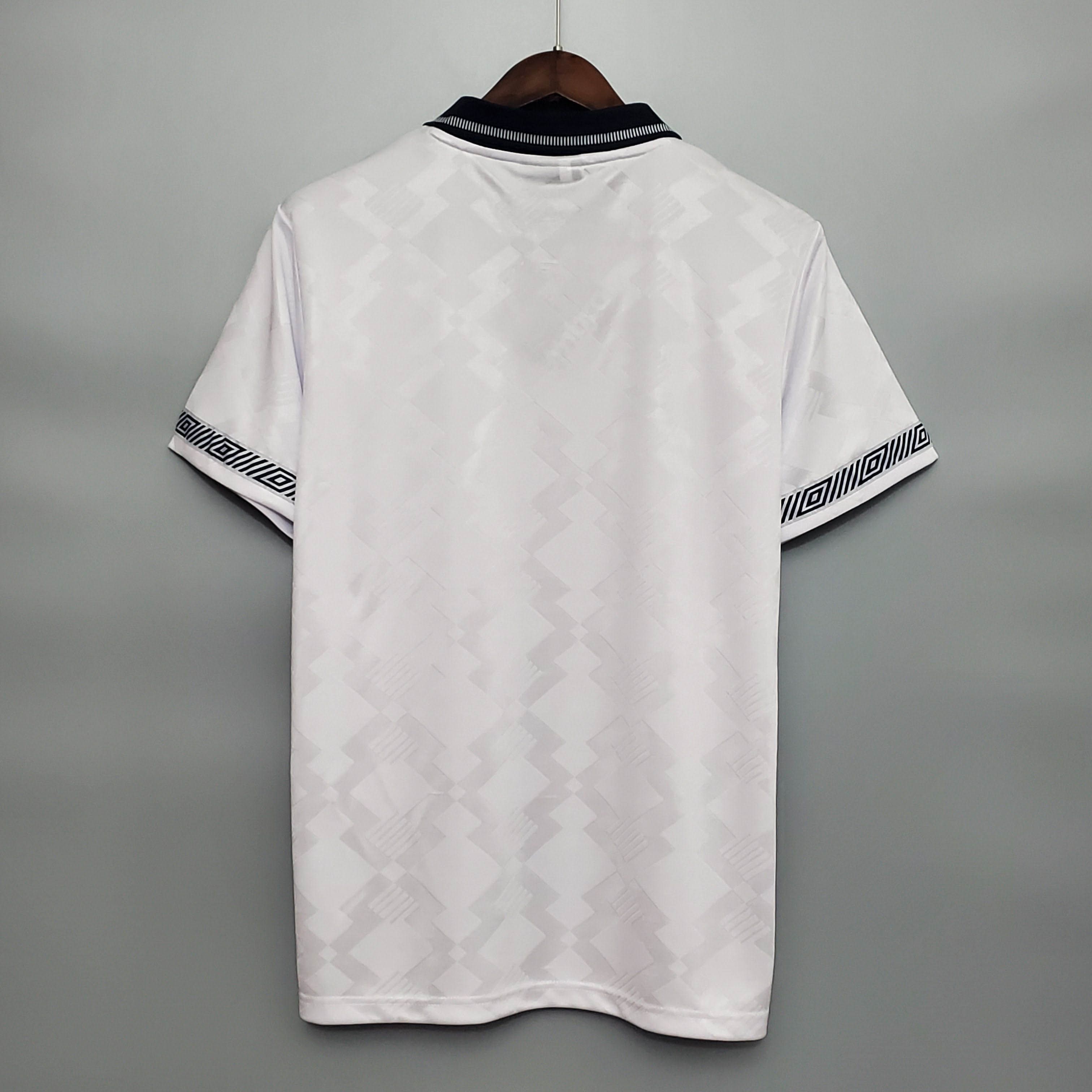 1990 Retro England Home Soccer Jersey-mysite Custom Football Kit- Nextkits