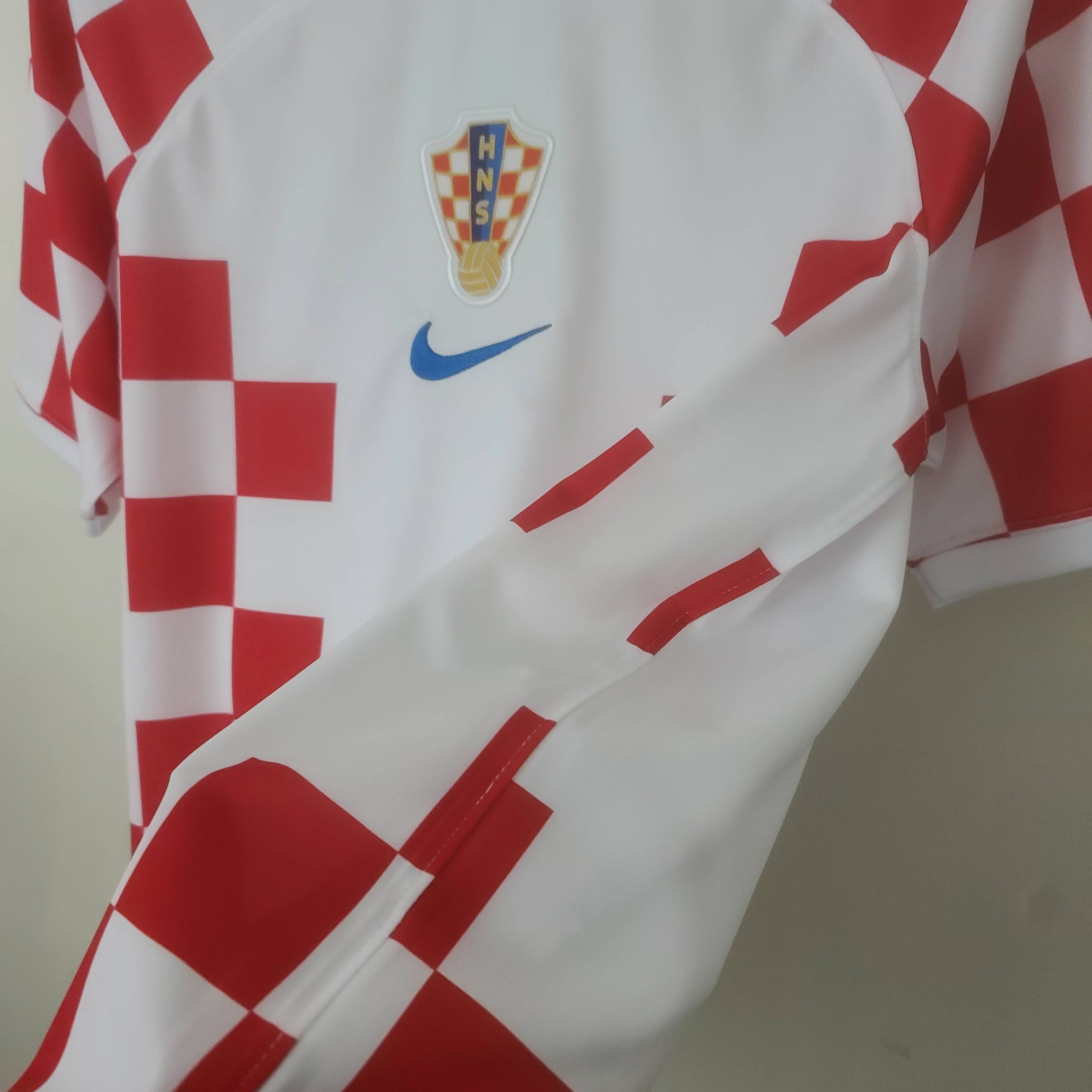 2022 FIFA World Cup Croatia Home Soccer Shirt-mysite Custom Football Kit- Nextkits