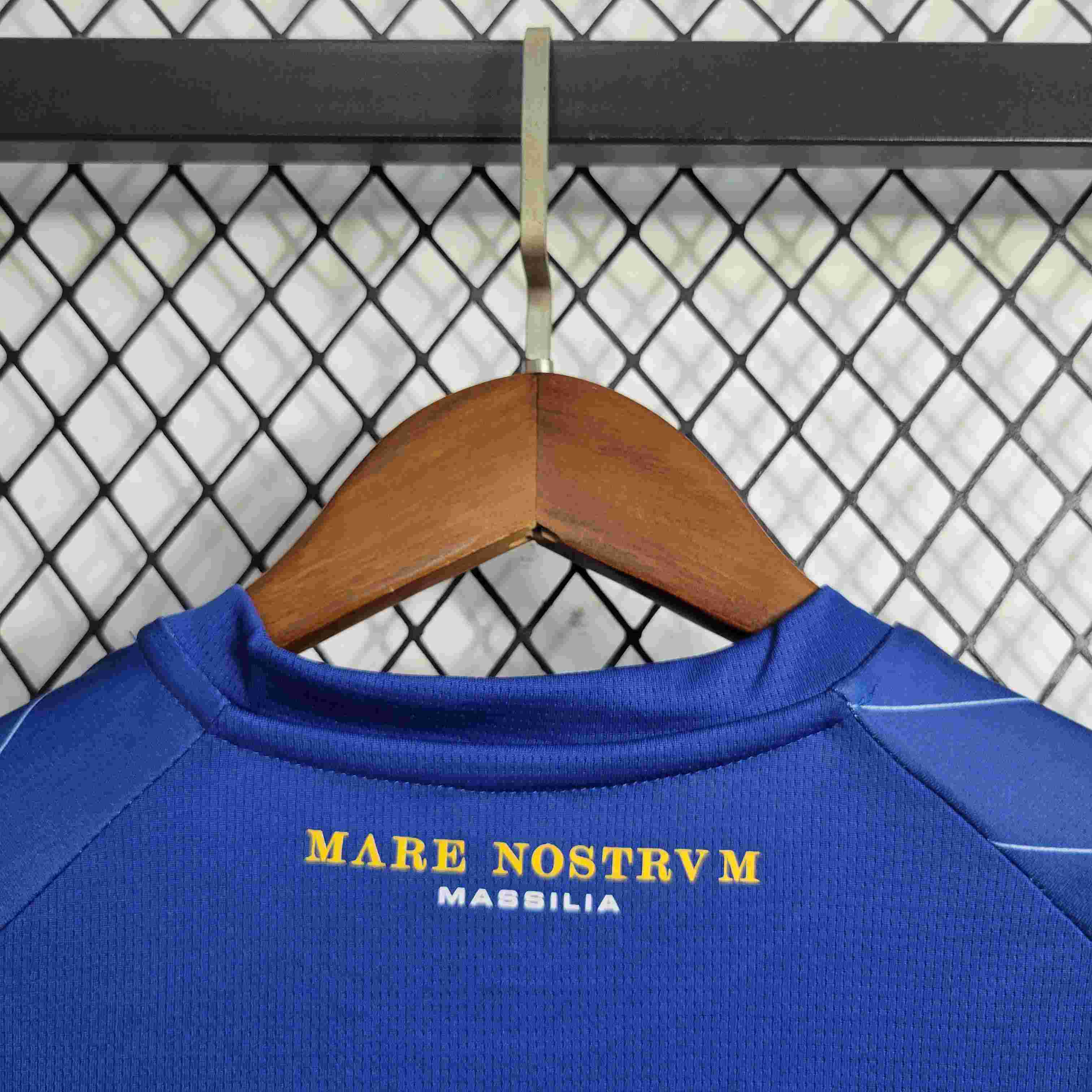 2023/2024 Olympique de Marseille Away Football Shirt Kids Size Suit-mysite Custom Football Kit- Nextkits