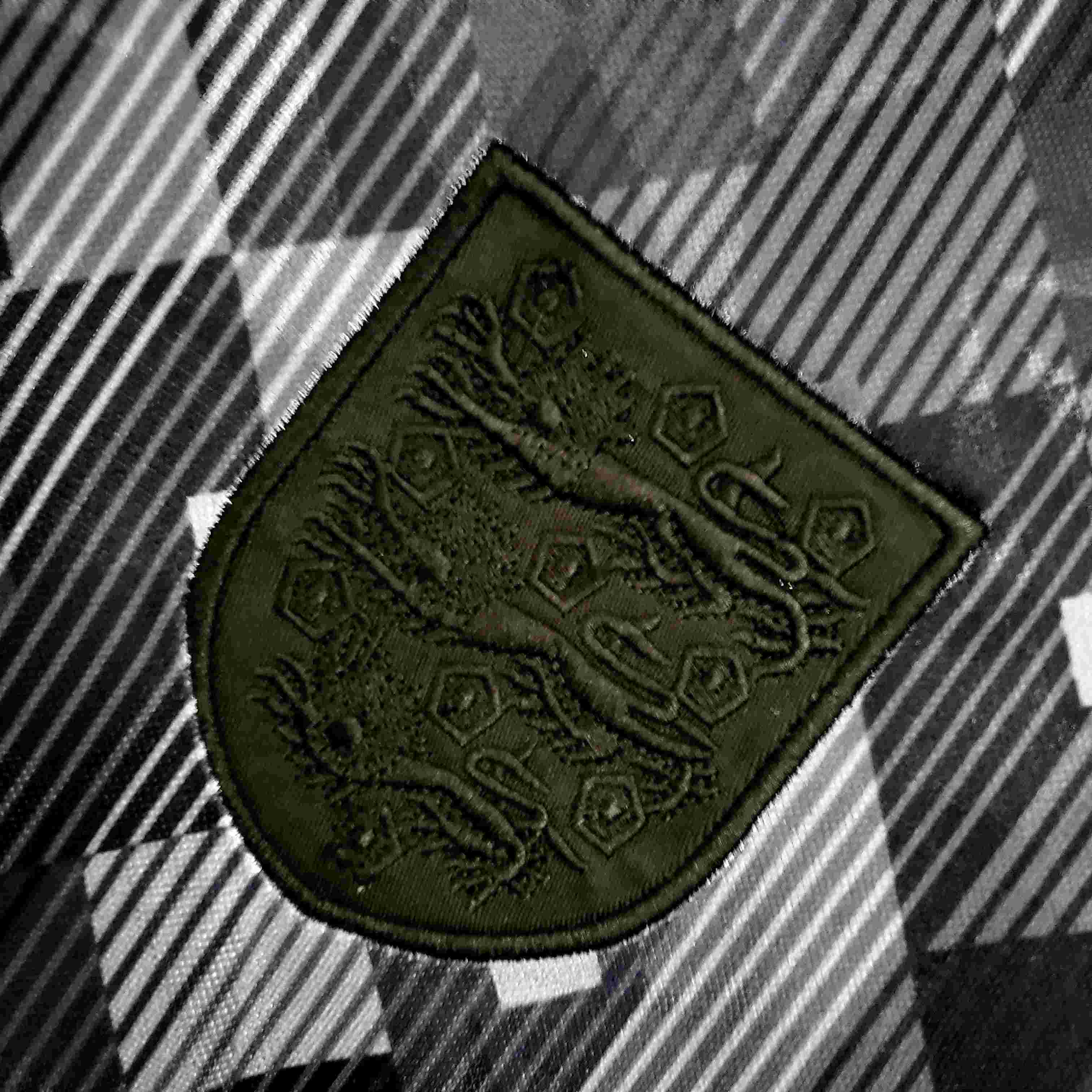 1990 Retro England Blackout Special Edition Black Soccer Jersey-mysite Custom Football Kit- Nextkits