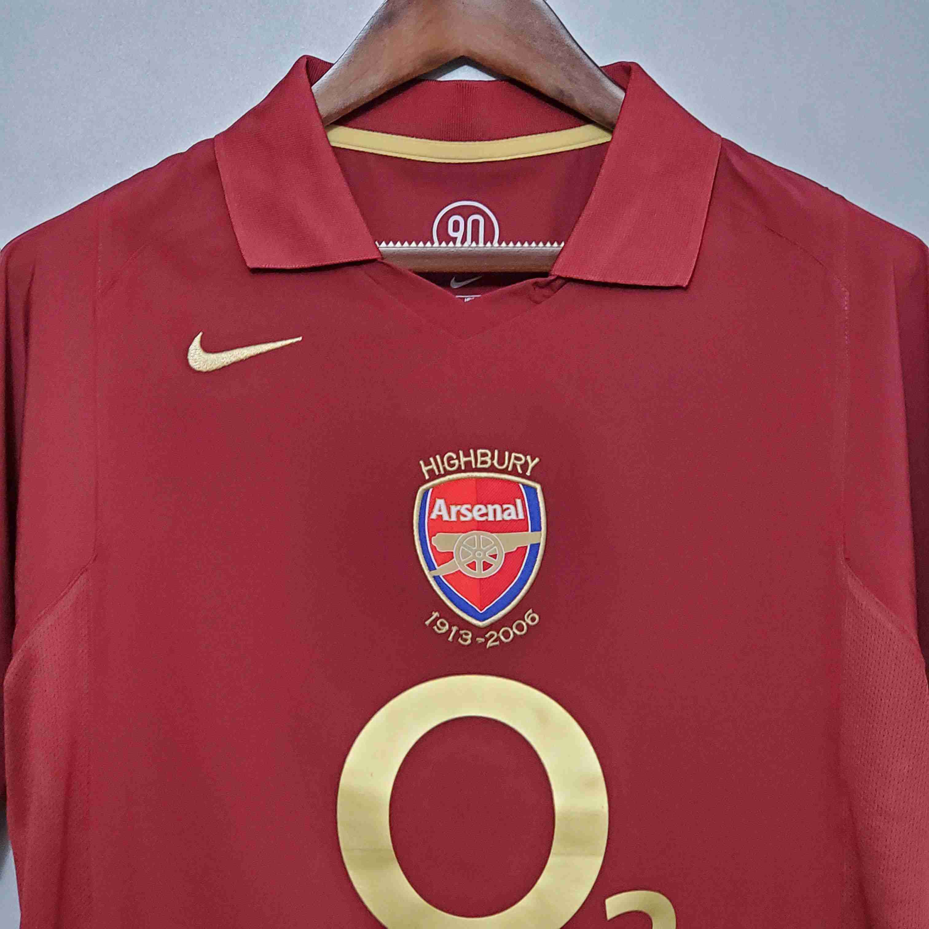 2005/2006 Retro Arsenal Home Football Shirt-mysite Custom Football Kit- Nextkits