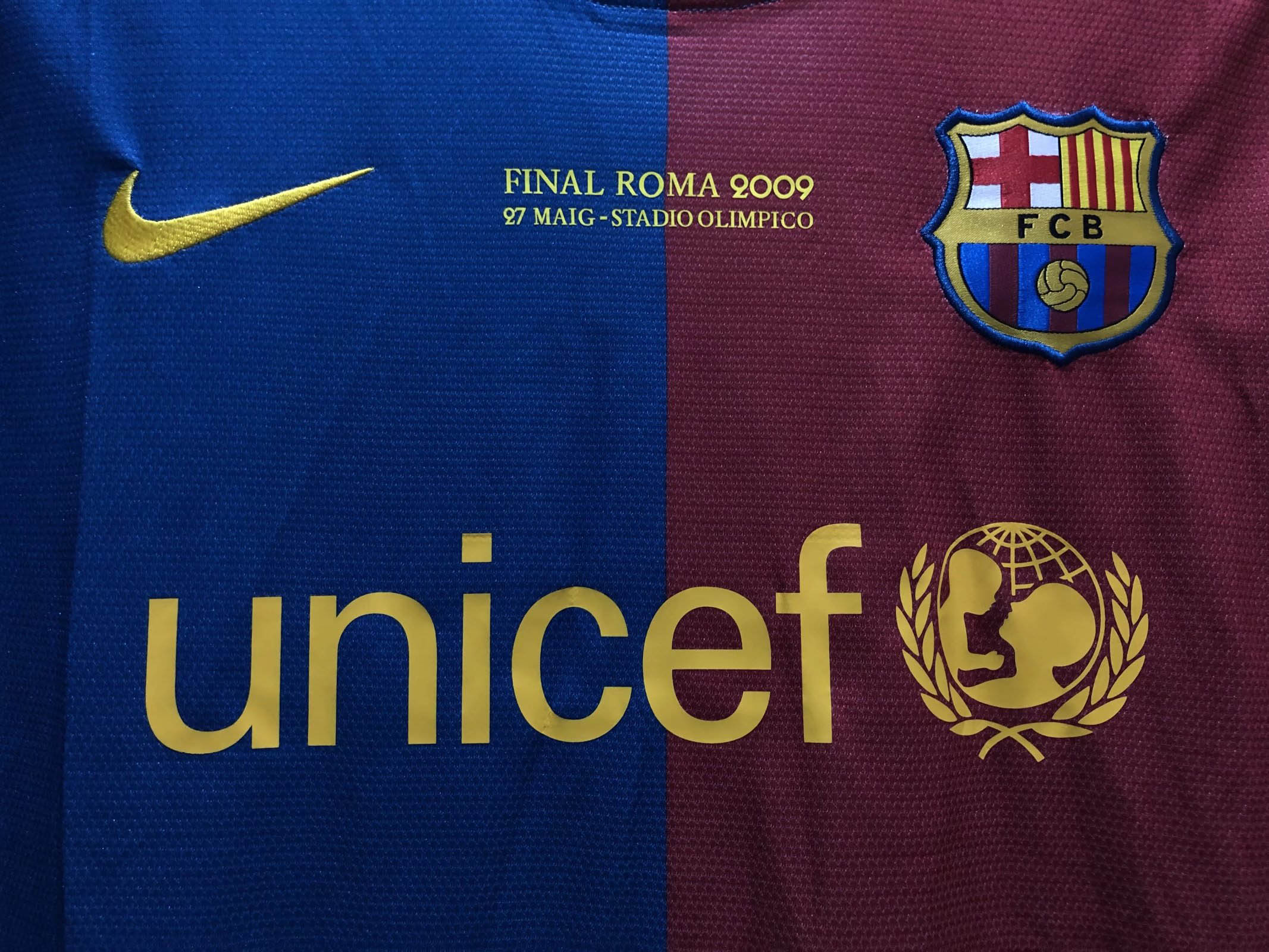 2008/2009 Retro Barcelona Football Shirt Home Champions League-mysite Custom Football Kit- Nextkits