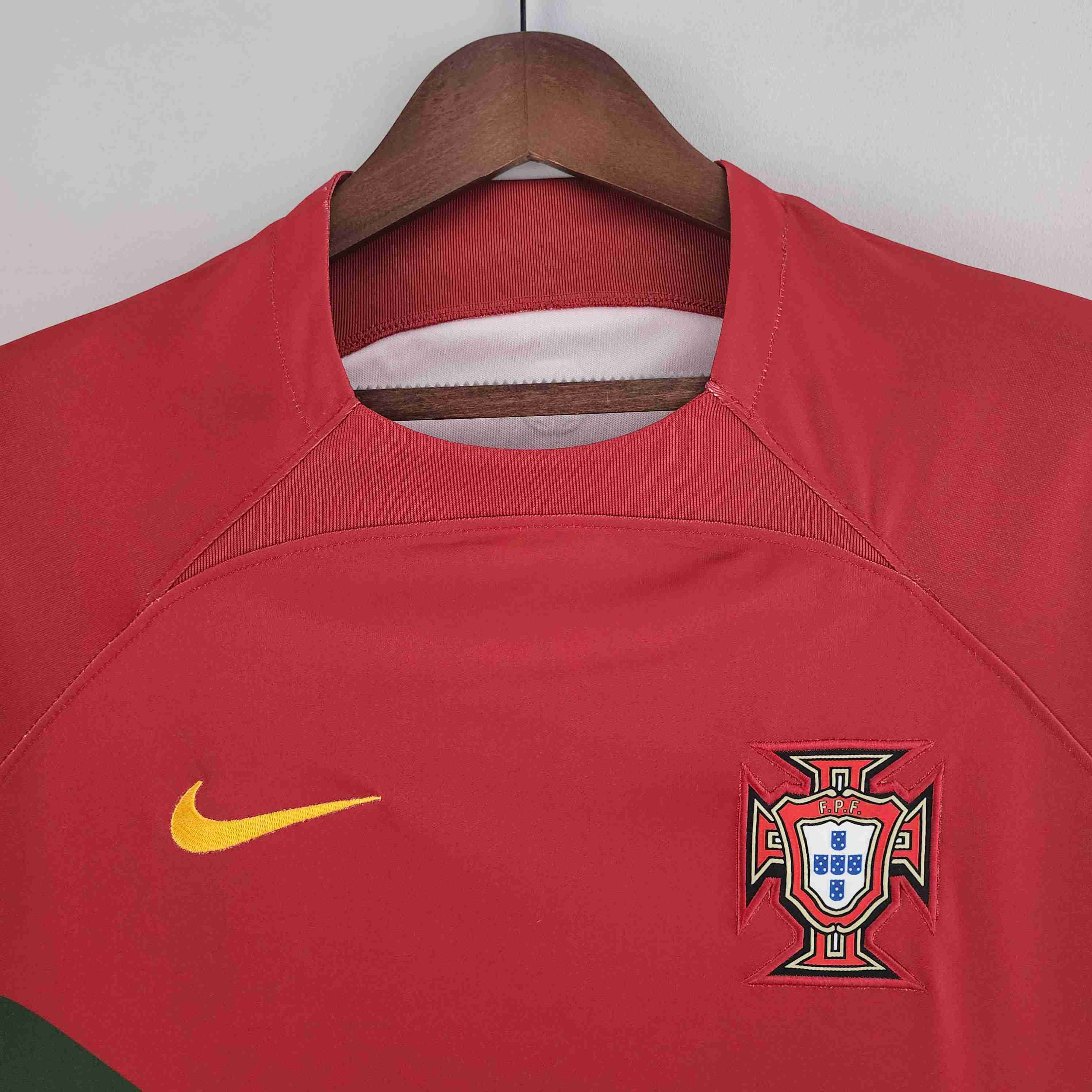 2022 FIFA World Cup Portugal Home Football Shirt-mysite Custom Football Kit- Nextkits