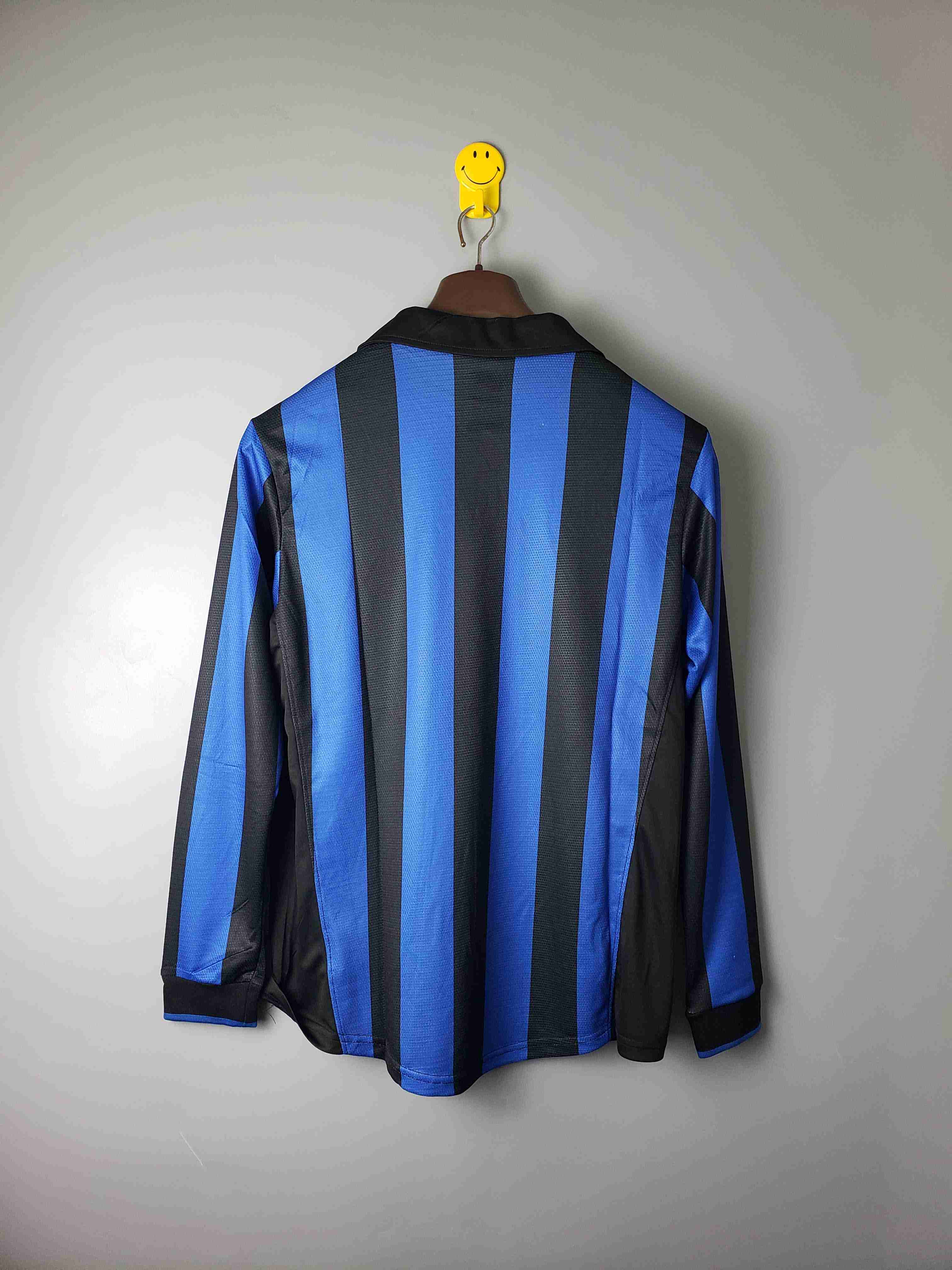 1998/1999 Retro Long Sleeve Internazionale Milan Home Football Jersey-mysite Custom Football Kit- Nextkits