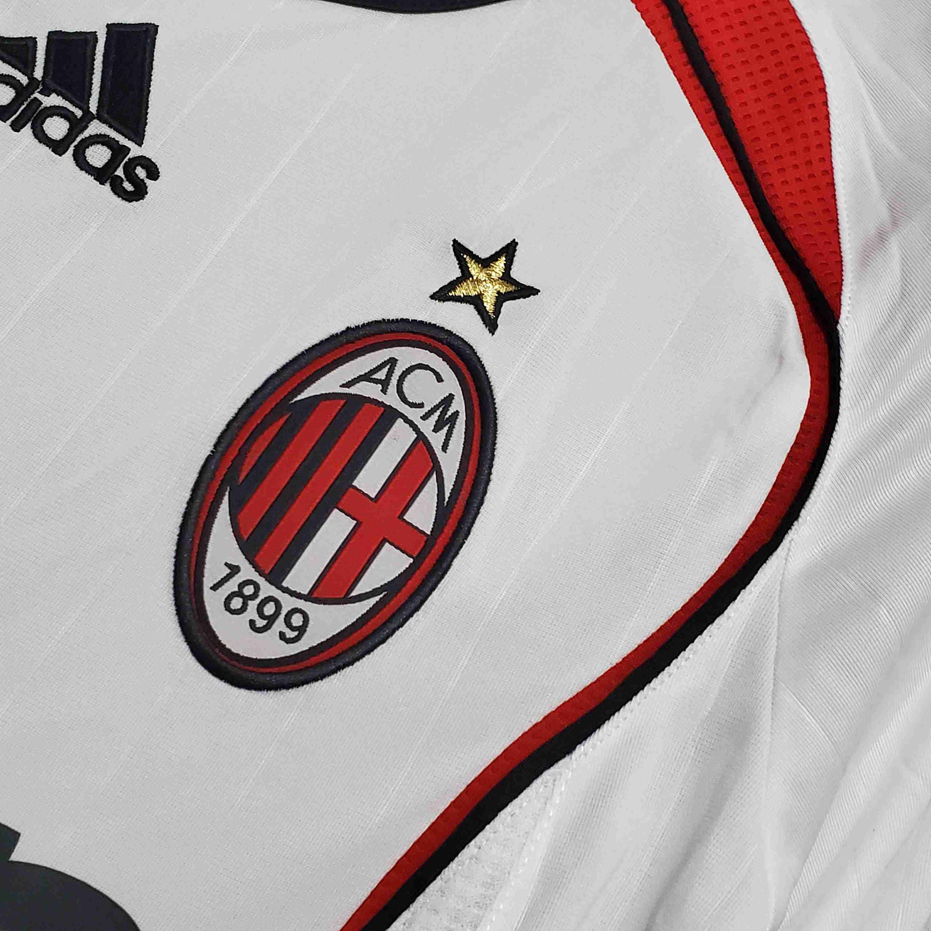2006/2007 Retro Long Sleeve AC Milan Away Football Shirt-mysite Custom Football Kit- Nextkits