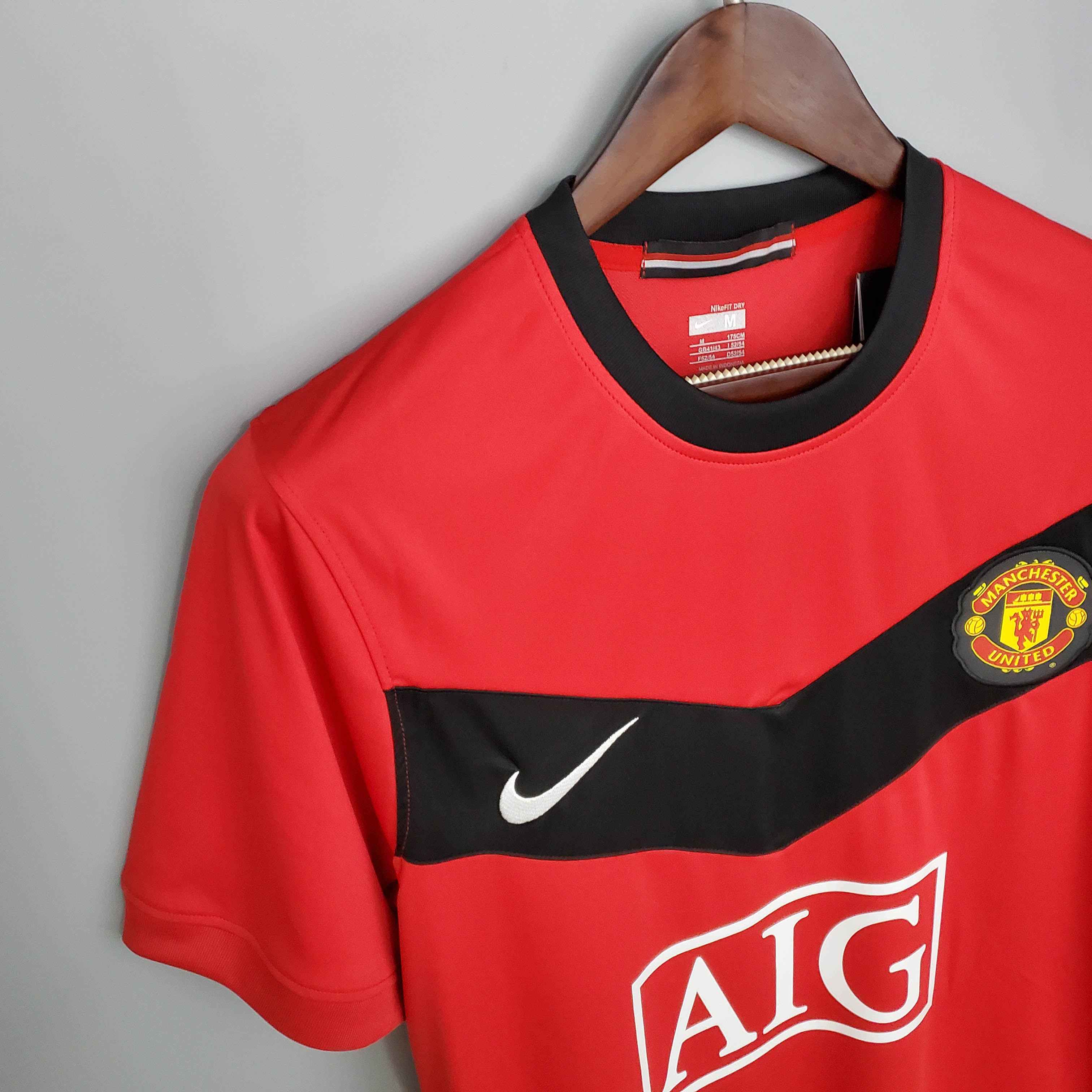 2009/2010 Retro Manchester United Home Football Shirt-mysite Custom Football Kit- Nextkits
