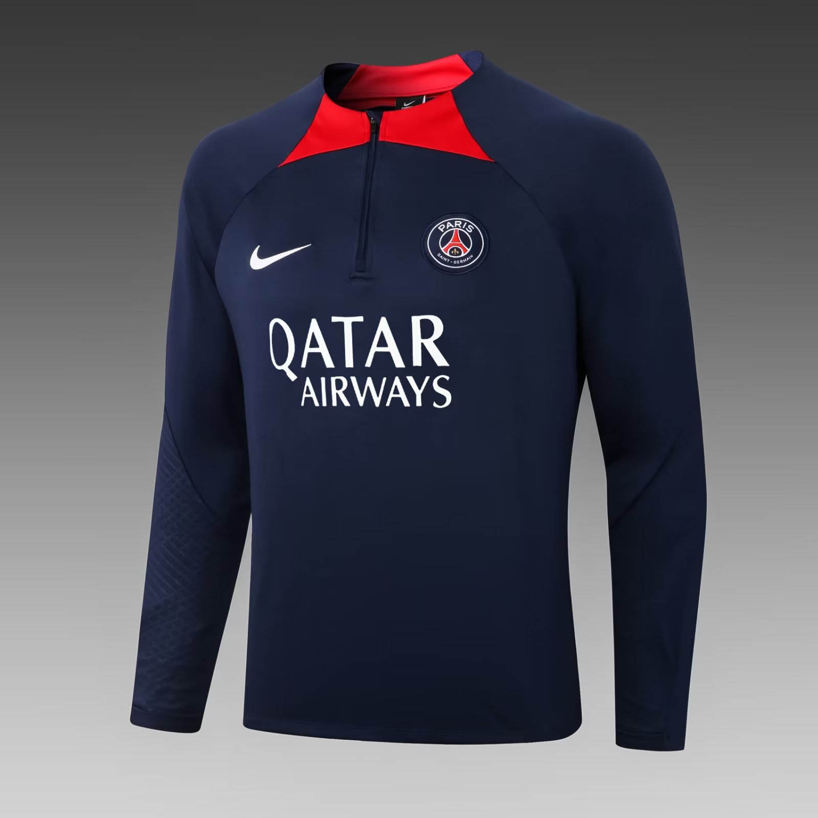 2022/2023 Psg Paris Saint-Germain Half-Pull Training Suit Royal Blue Set-mysite Custom Football Kit- Nextkits