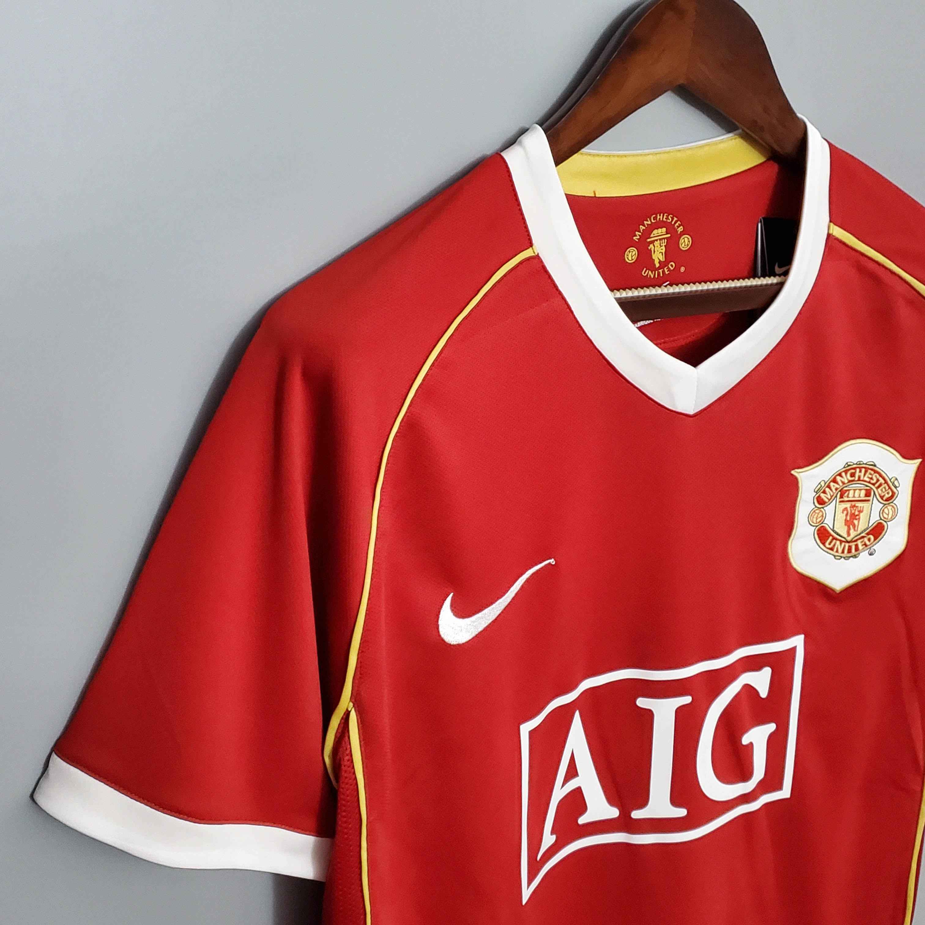 2006/2007 Retro Manchester United Home Football Shirt-mysite Custom Football Kit- Nextkits