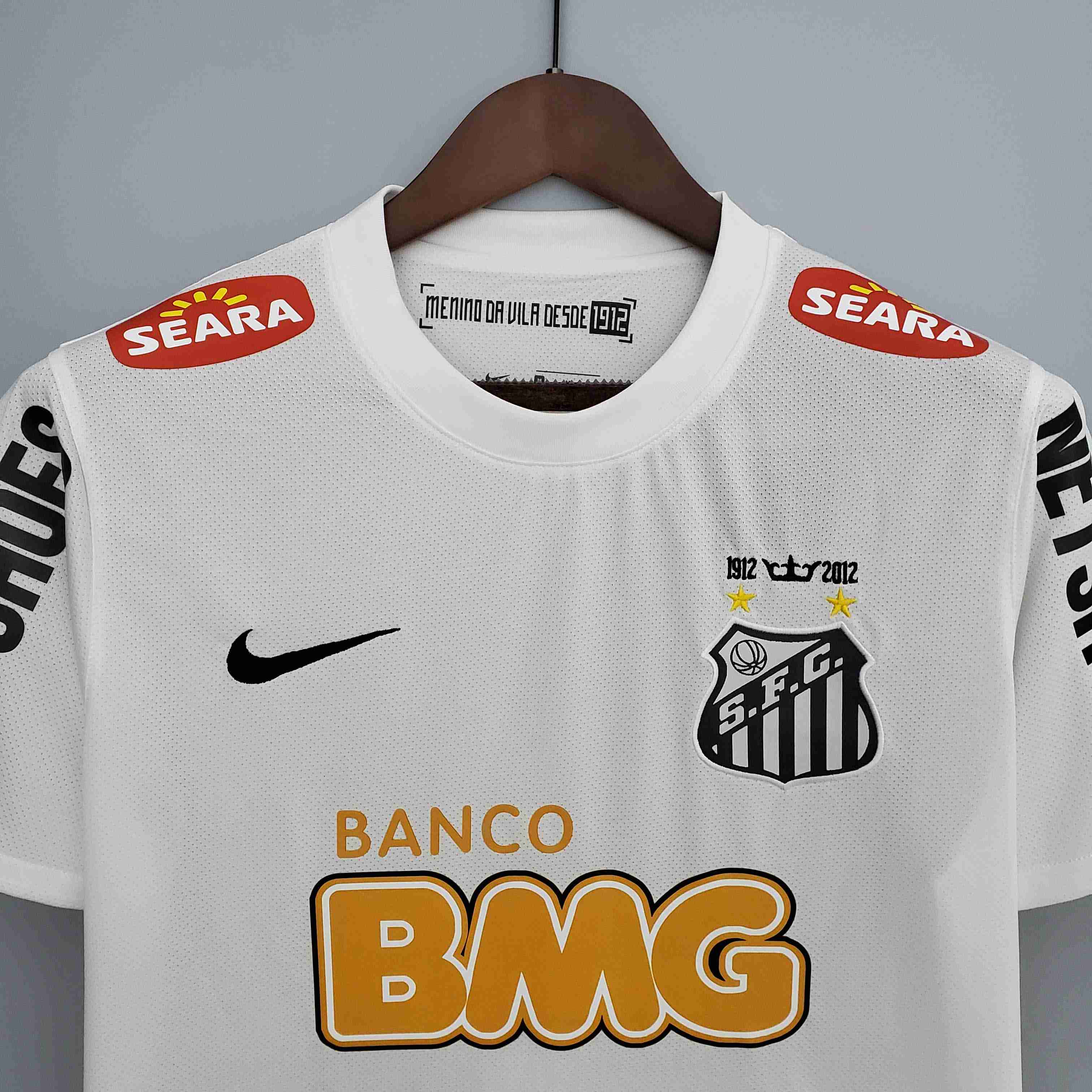 2012 Retro Santos Home Soccer Jersey-mysite Custom Football Kit- Nextkits