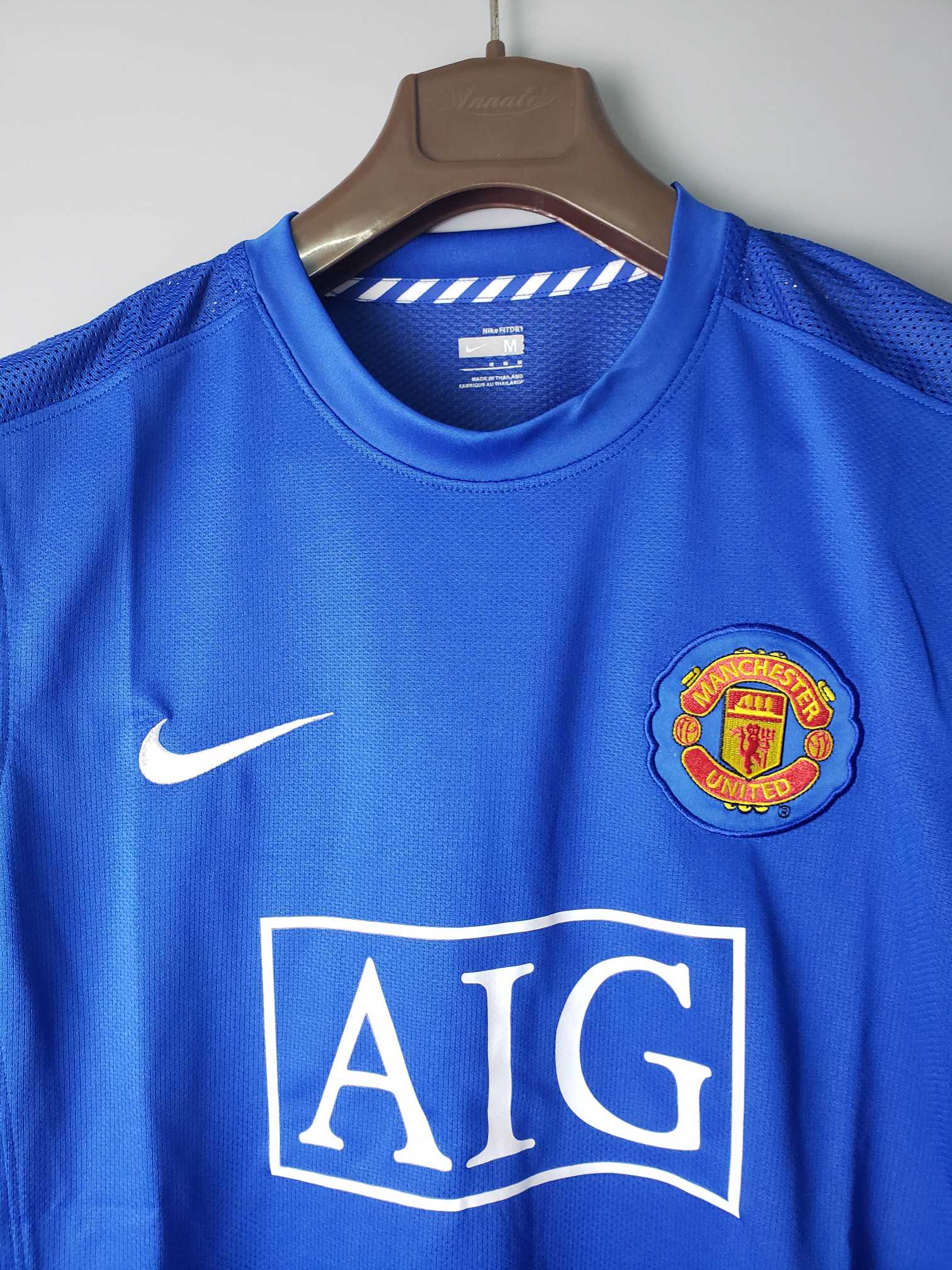 2007/2008 Retro Manchester United Football Shirt Away-mysite Custom Football Kit- Nextkits