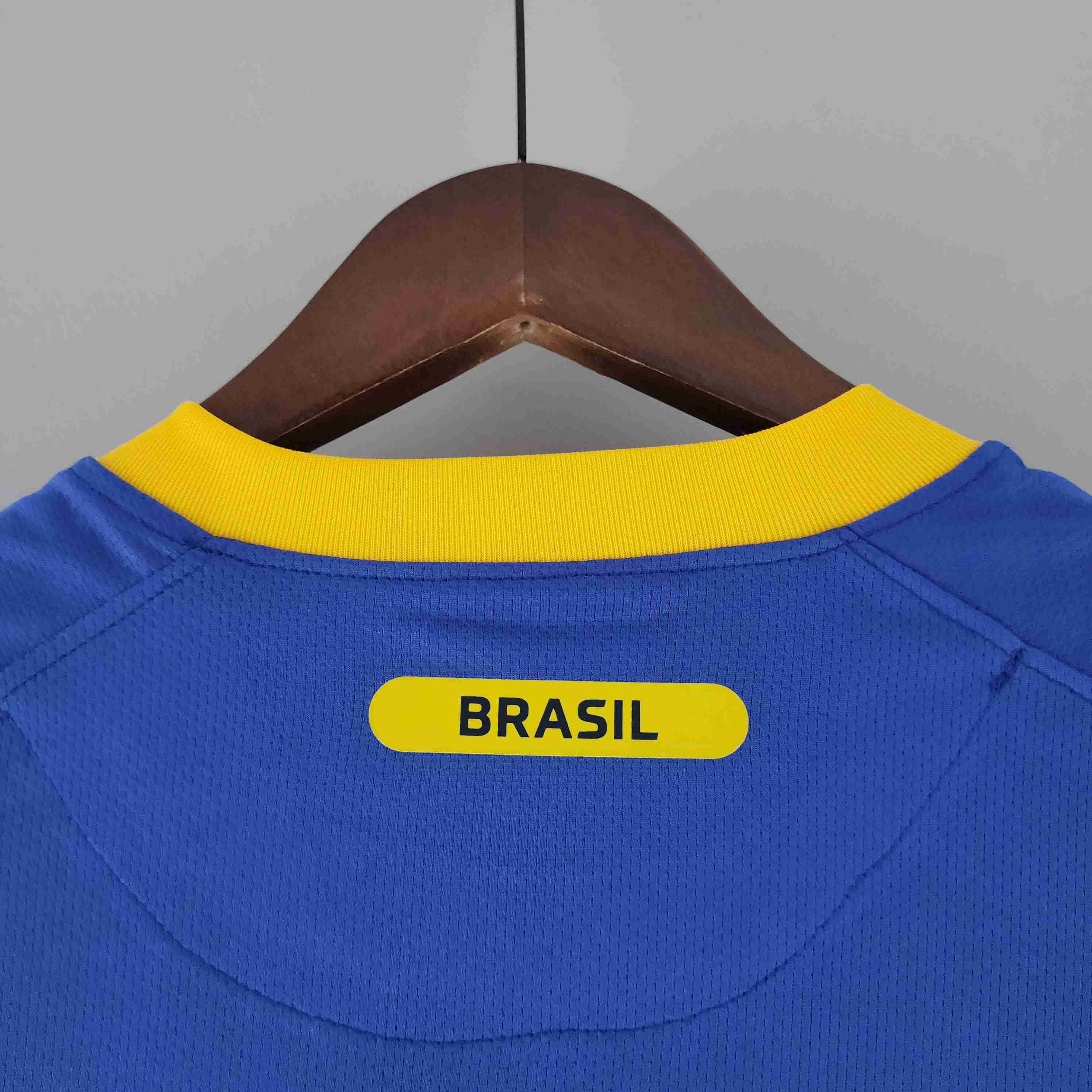 2010 Retro Brazil Away Soccer Jersey-mysite Custom Football Kit- Nextkits