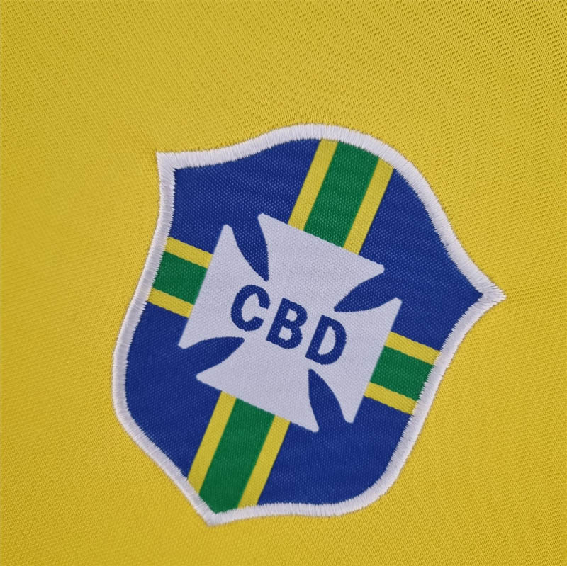1970 Retro Brazil Home Soccer Jersey-mysite Custom Football Kit- Nextkits