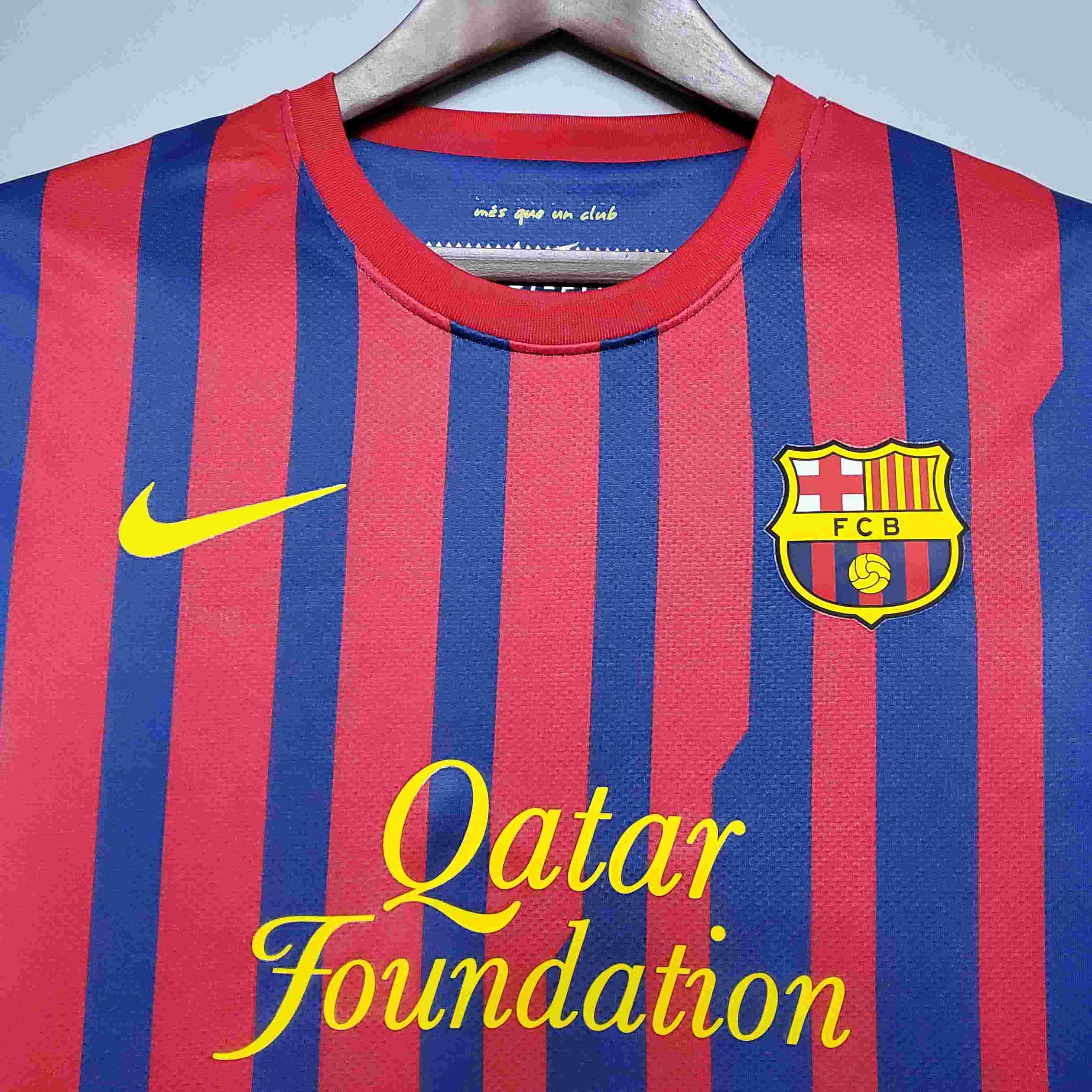 2011/2012 Retro Barcelona Home Football Shirt-mysite Custom Football Kit- Nextkits