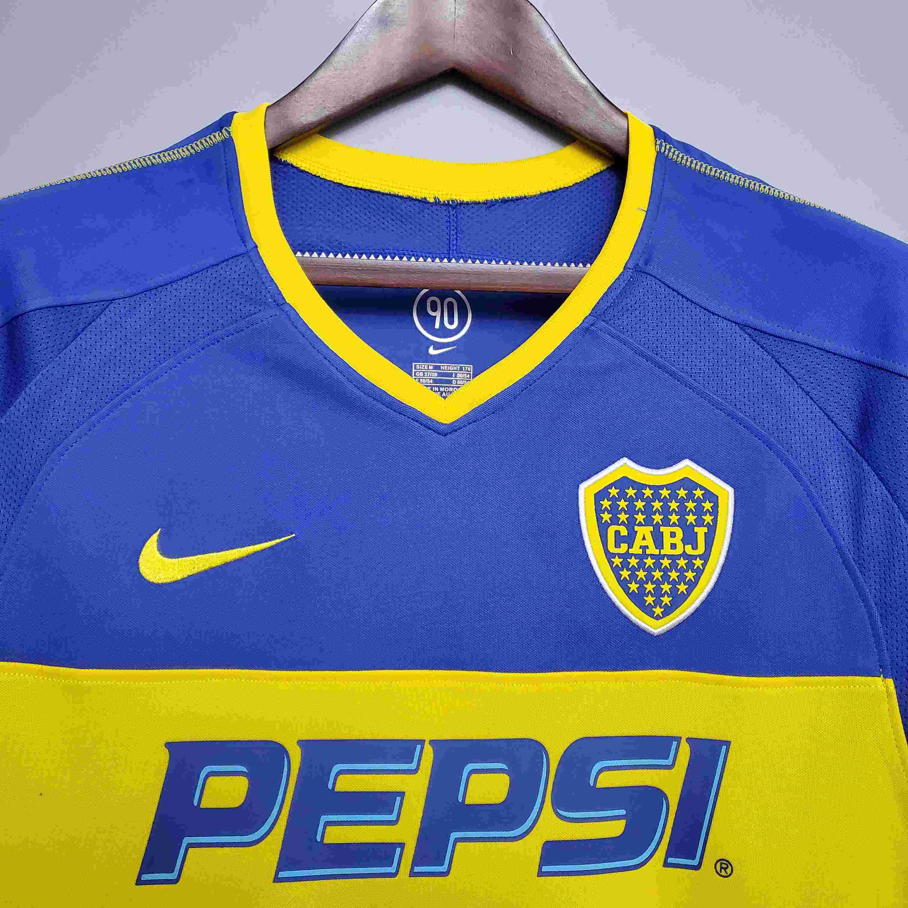 2003/2004 Retro Boca Juniors Home Football Jersey-mysite Custom Football Kit- Nextkits