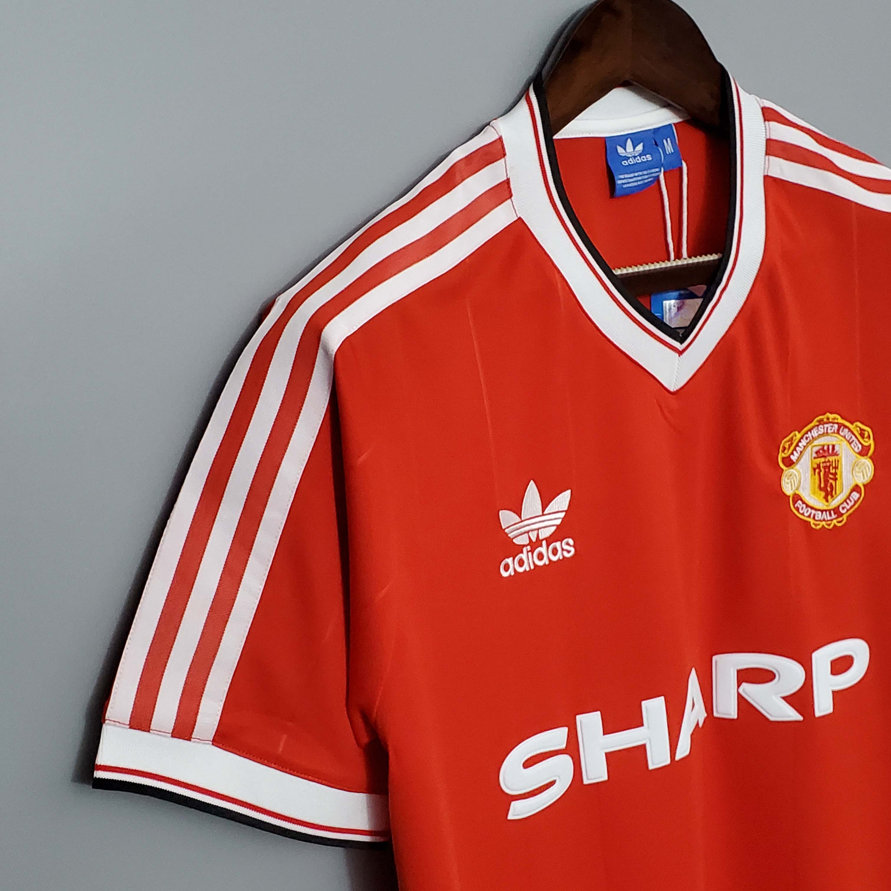 1983/1984 Retro Manchester United Home Football Shirt-mysite Custom Football Kit- Nextkits