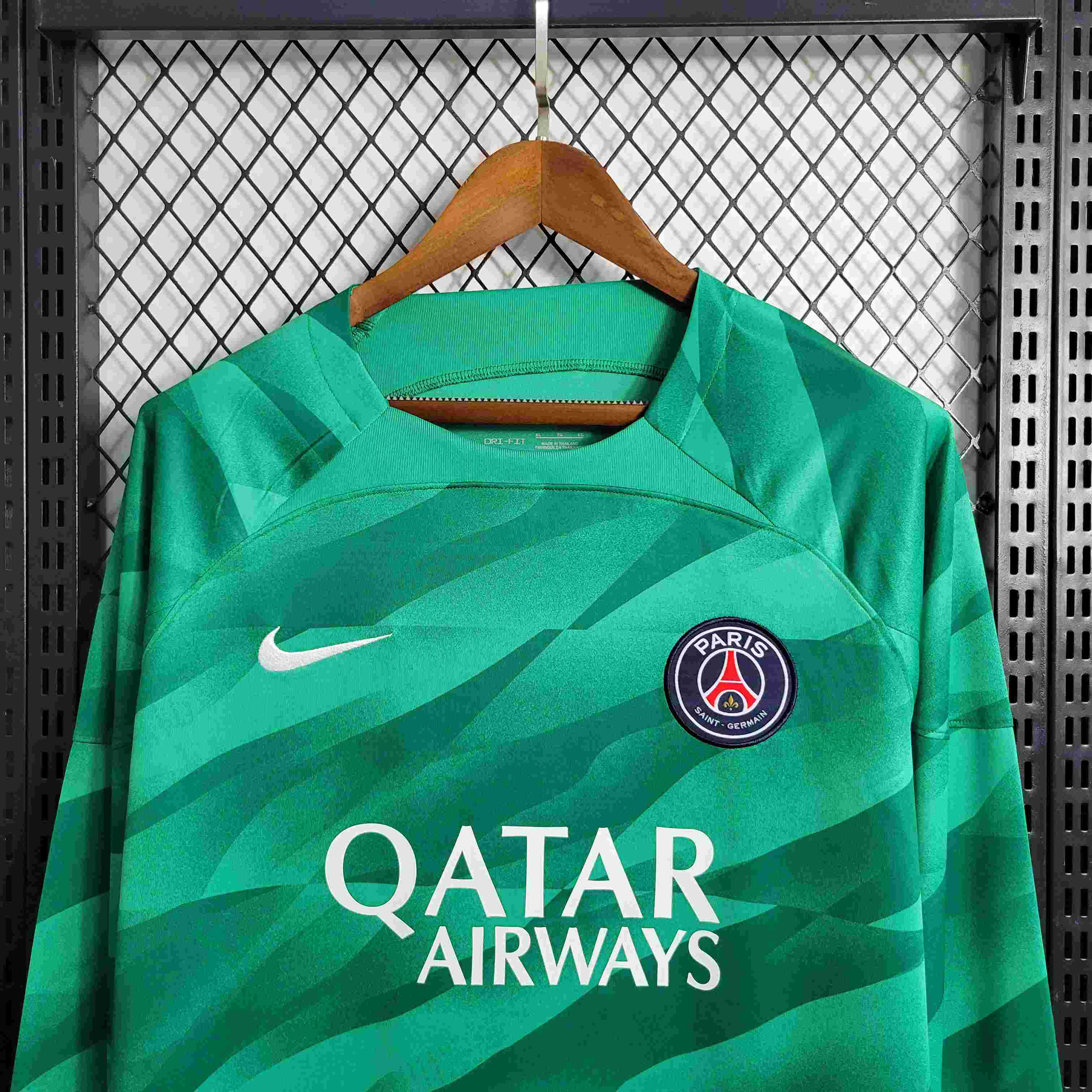 2023/2024 Long Sleeve Psg Paris Saint-Germain Goalkeeper Green Football Shirt-mysite Custom Football Kit- Nextkits
