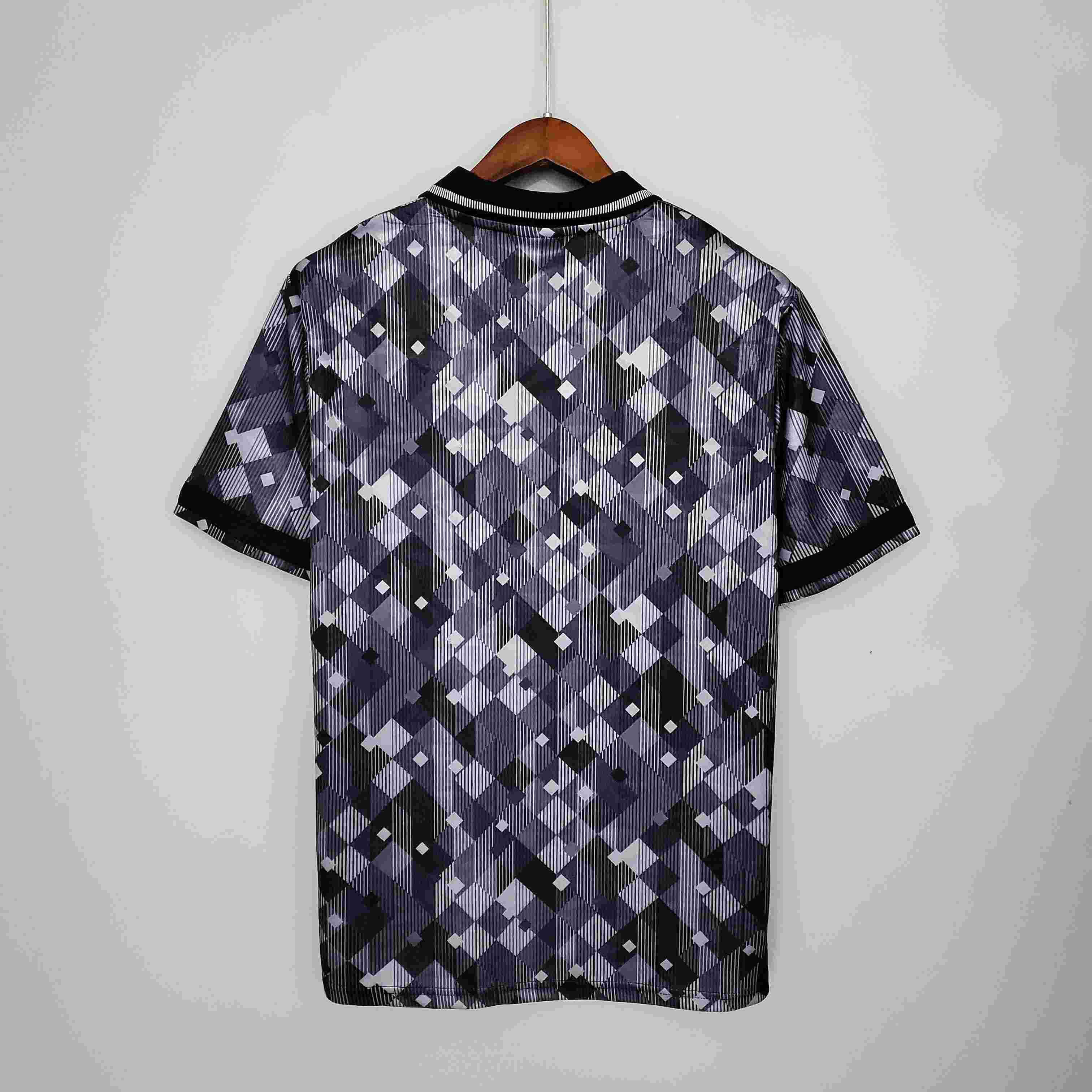 1990 Retro England Blackout Special Edition Black Soccer Jersey-mysite Custom Football Kit- Nextkits