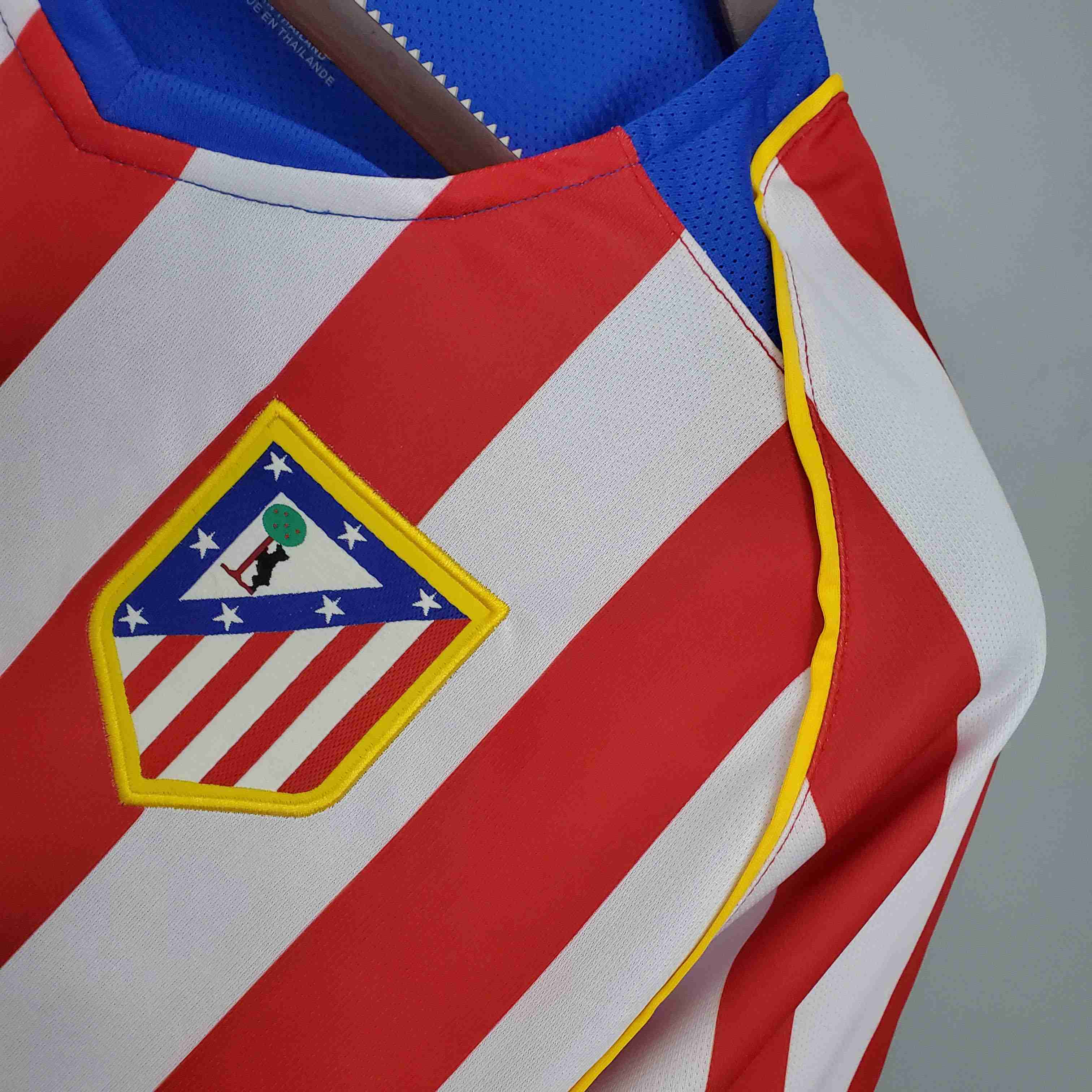 2004/2005 Retro Atletico Madrid Home Soccer Jersey-mysite Custom Football Kit- Nextkits