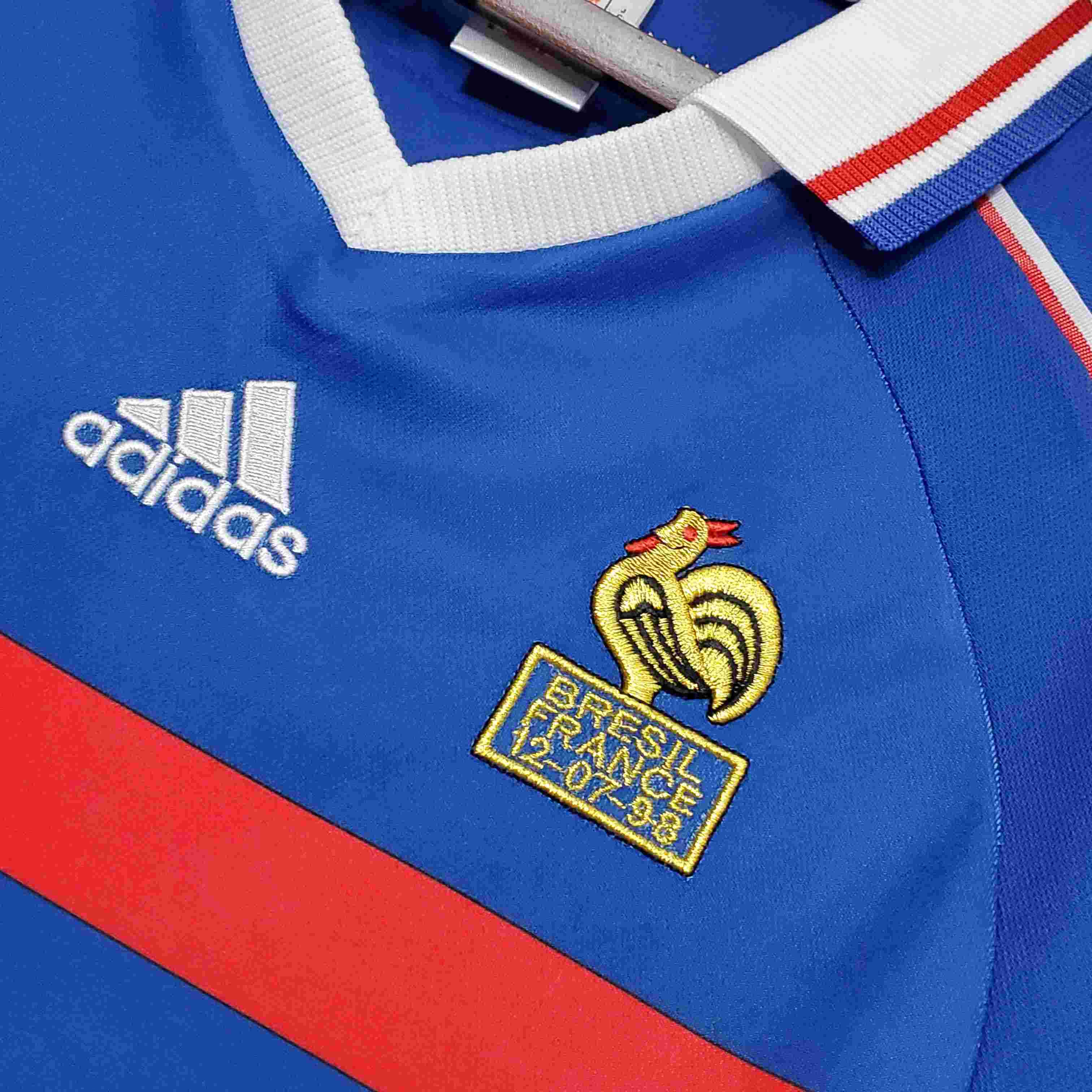 1998 Retro France Home Football Shirt-mysite Custom Football Kit- Nextkits