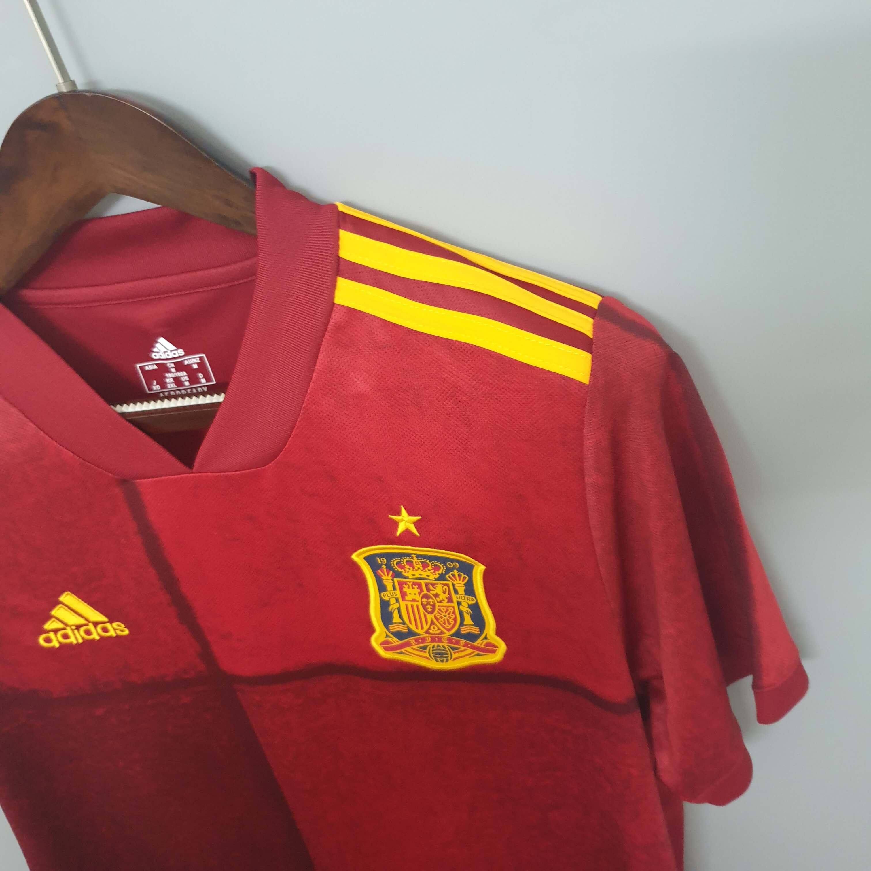 2020 Spain Red Home Soccer Shirt-mysite Custom Football Kit- Nextkits