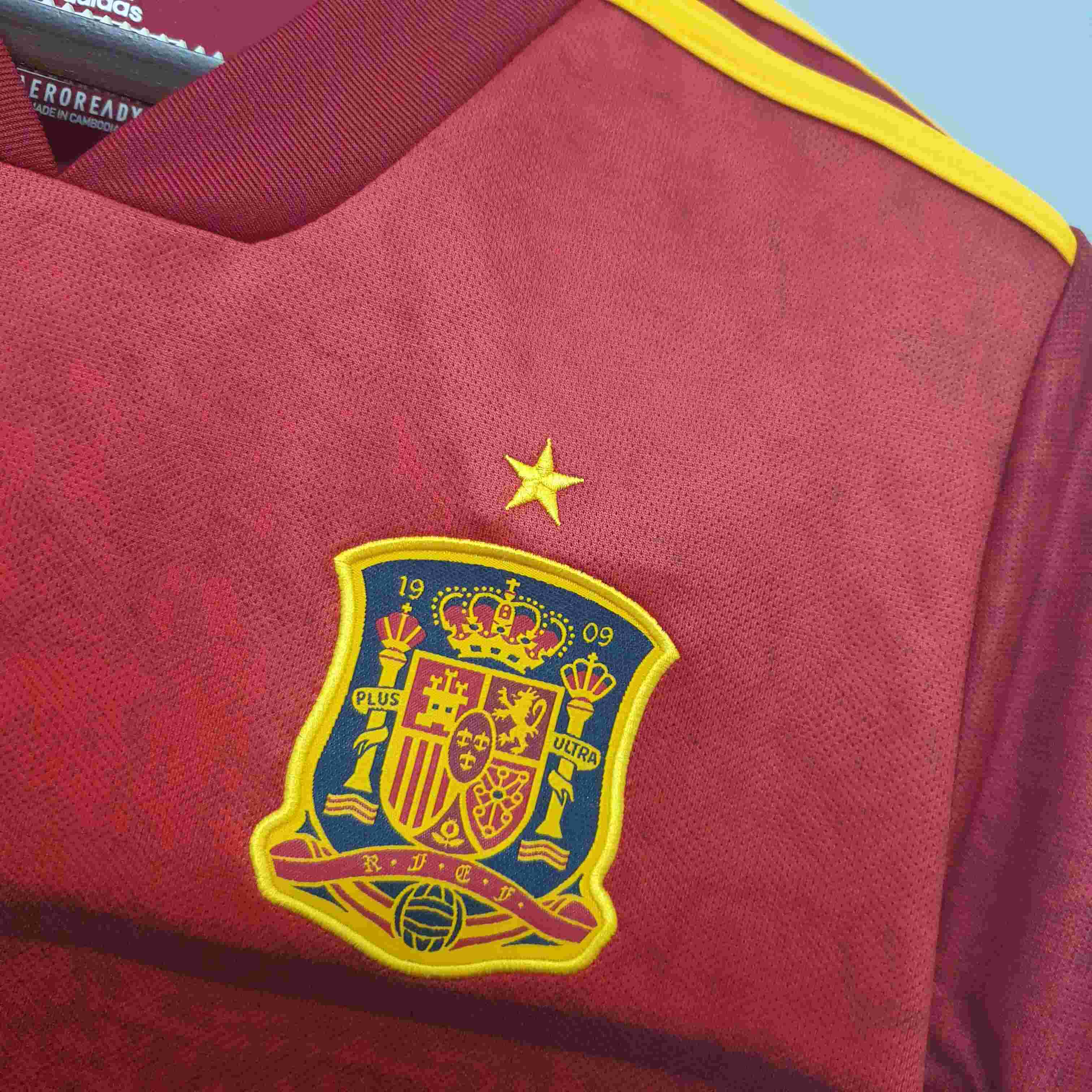 2020 Spain Red Home Soccer Shirt-mysite Custom Football Kit- Nextkits