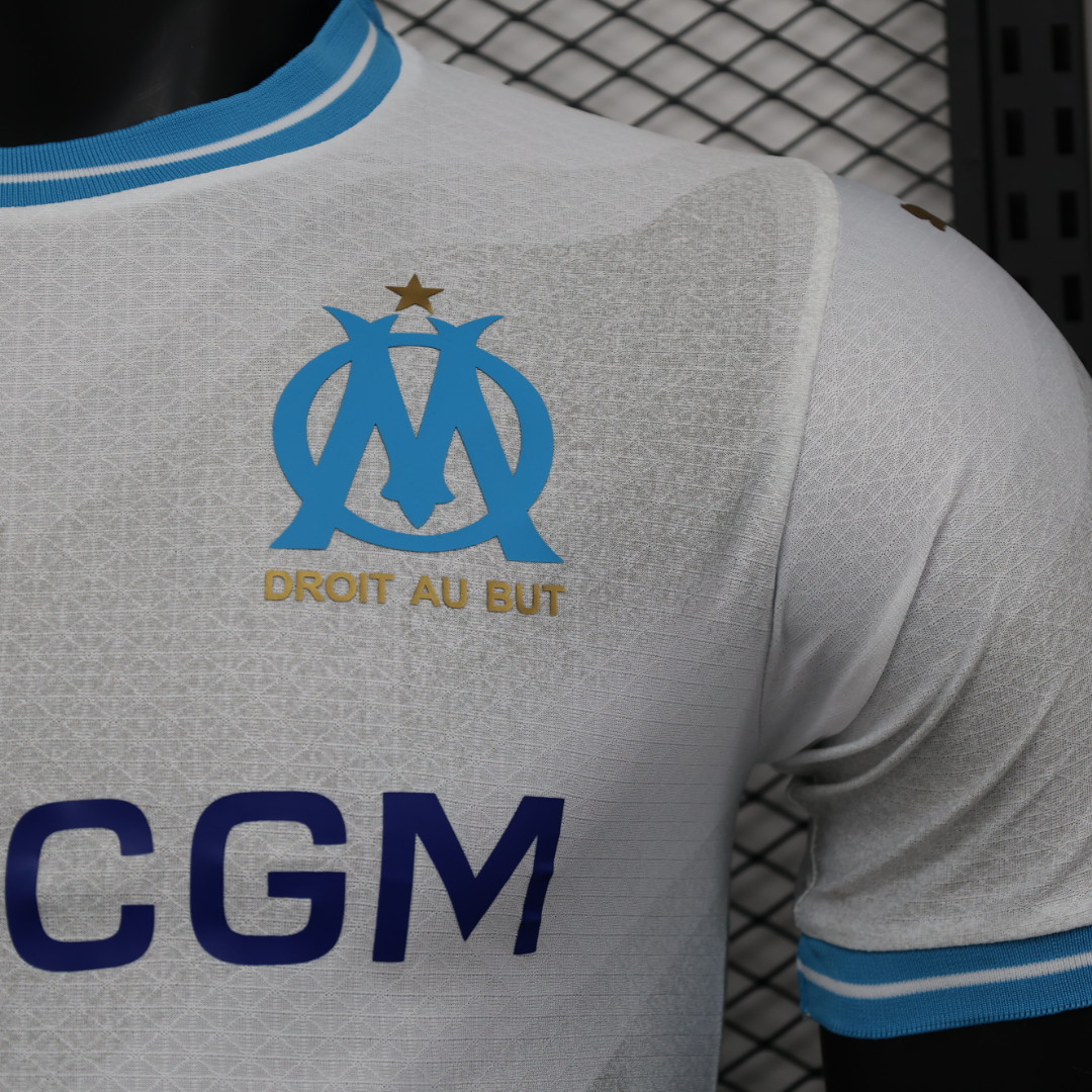 2023/2024 Player Version Olympique de Marseille Home Football Jersey-mysite Custom Football Kit- Nextkits