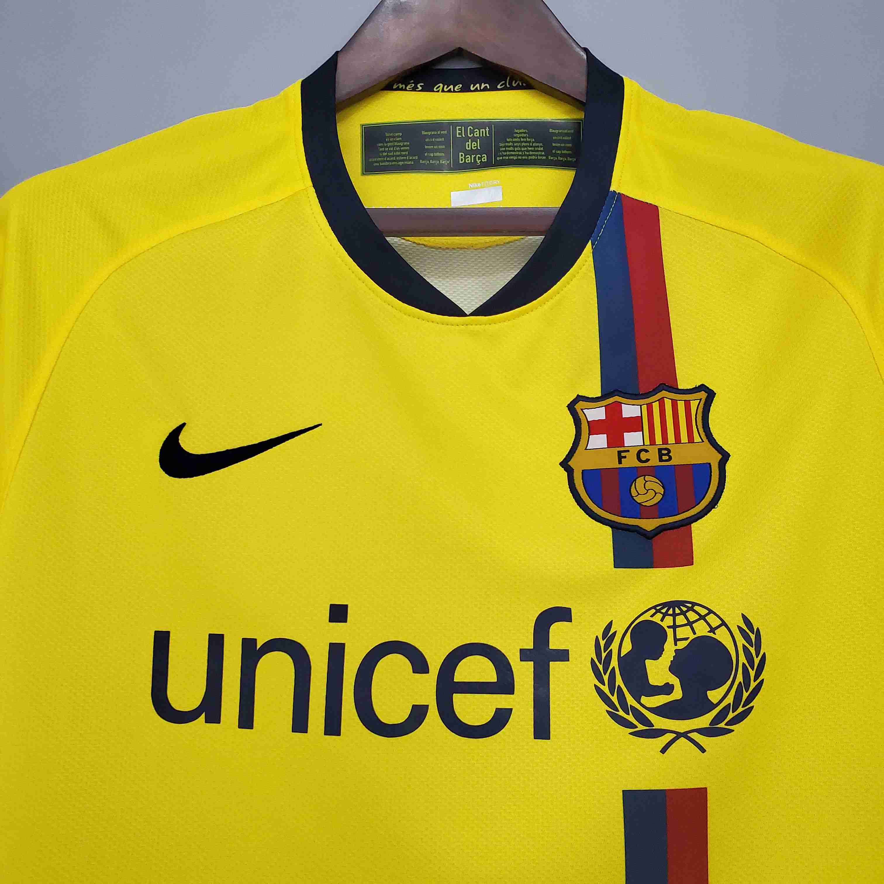 2008/2009 Retro Barcelona Away Football Shirt-mysite Custom Football Kit- Nextkits