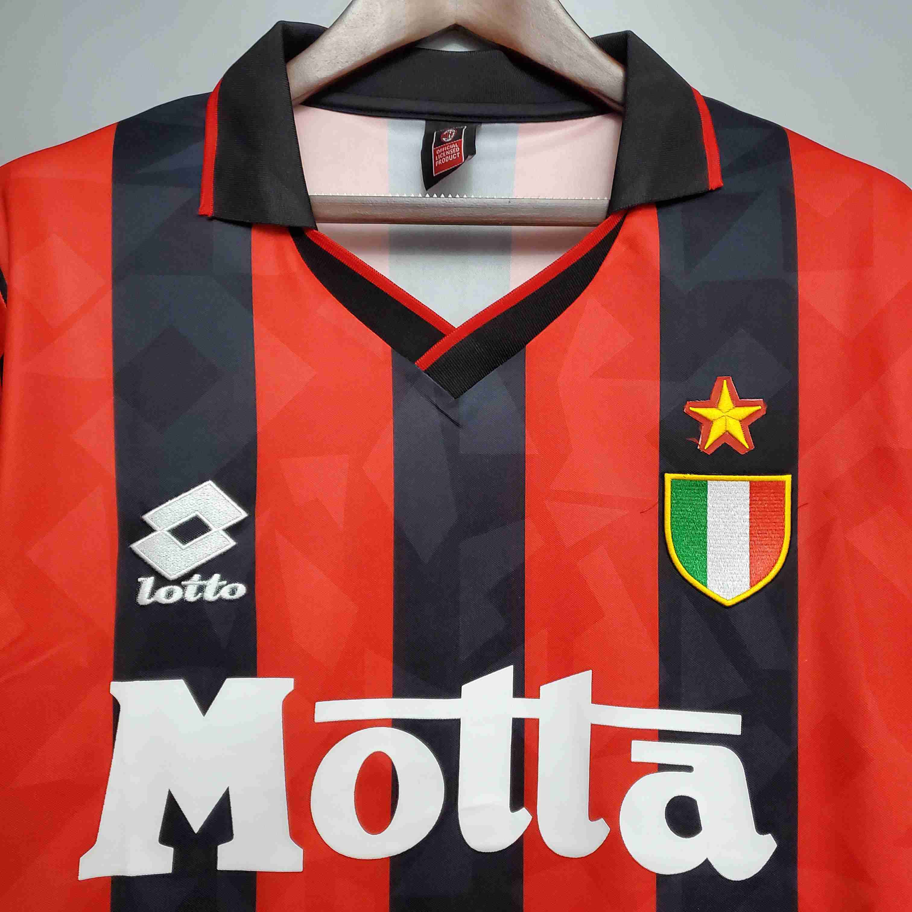 1993/1994 Retro AC Milan Home Football Shirt-mysite Custom Football Kit- Nextkits