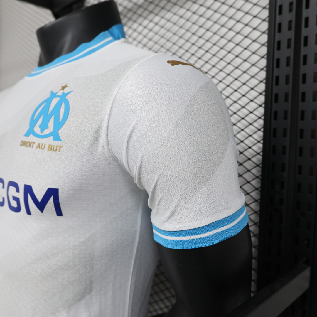 2023/2024 Player Version Olympique de Marseille Home Football Jersey-mysite Custom Football Kit- Nextkits