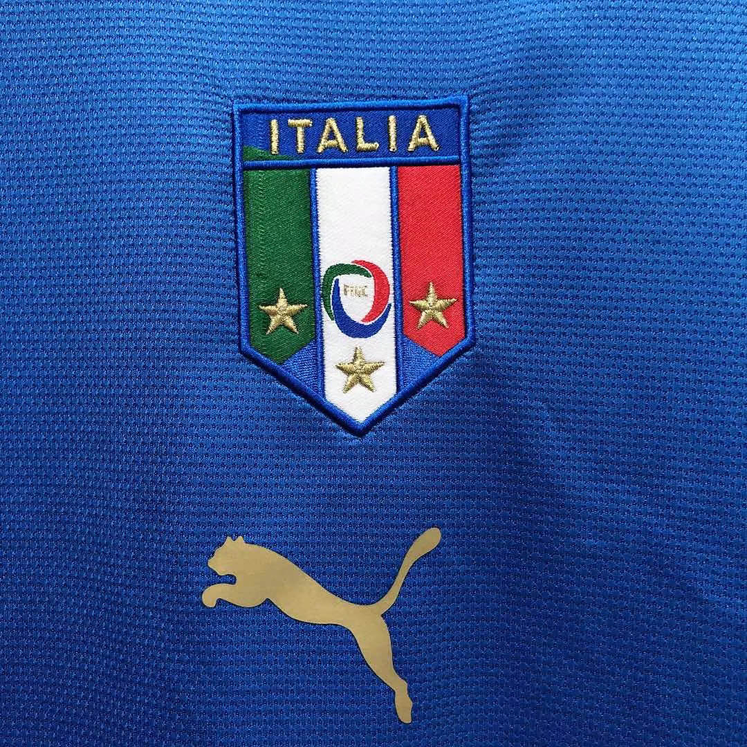 2006 Retro Italy Home Soccer Shirt-mysite Custom Football Kit- Nextkits