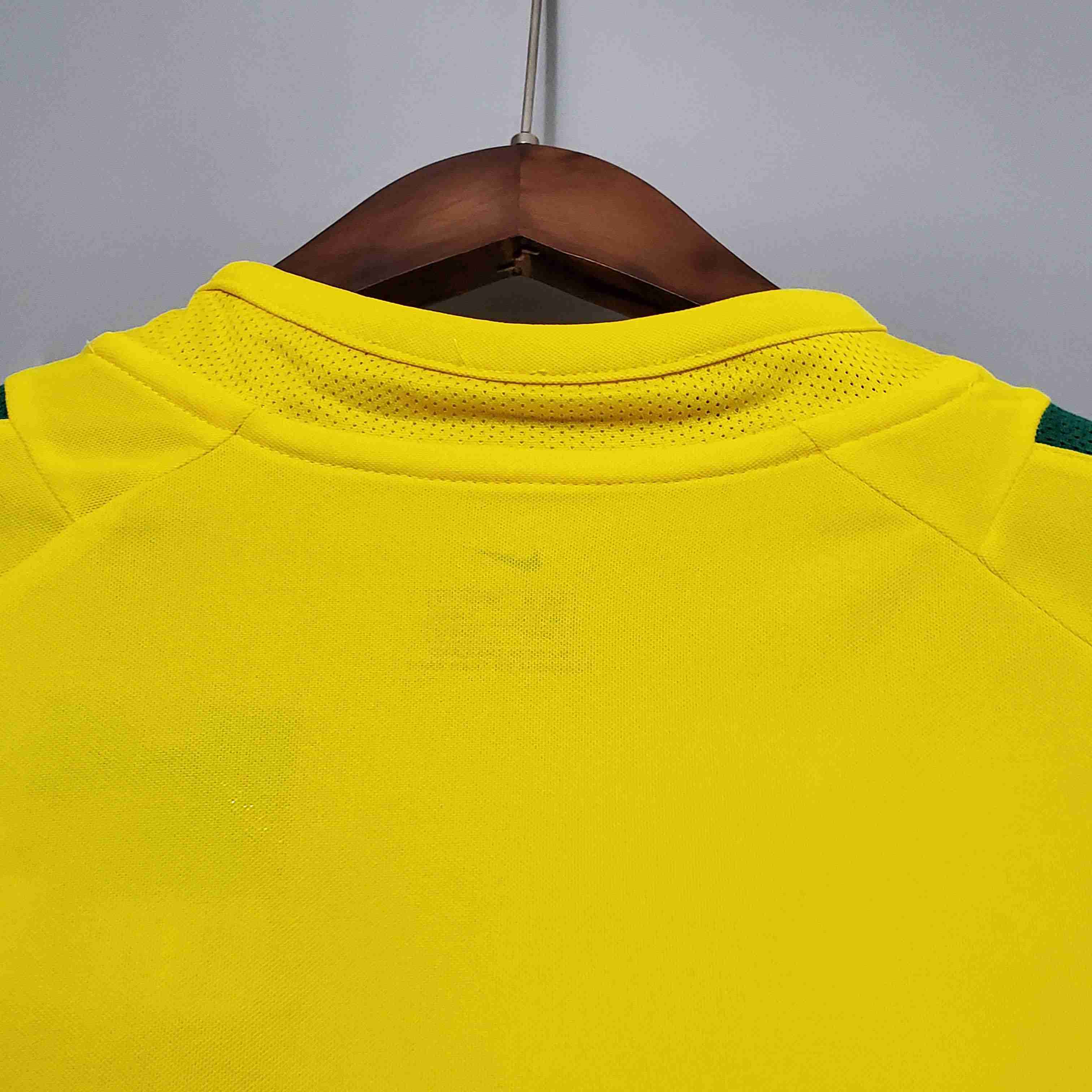 2002 Retro Brazil Soccer Jersey Home-mysite Custom Football Kit- Nextkits