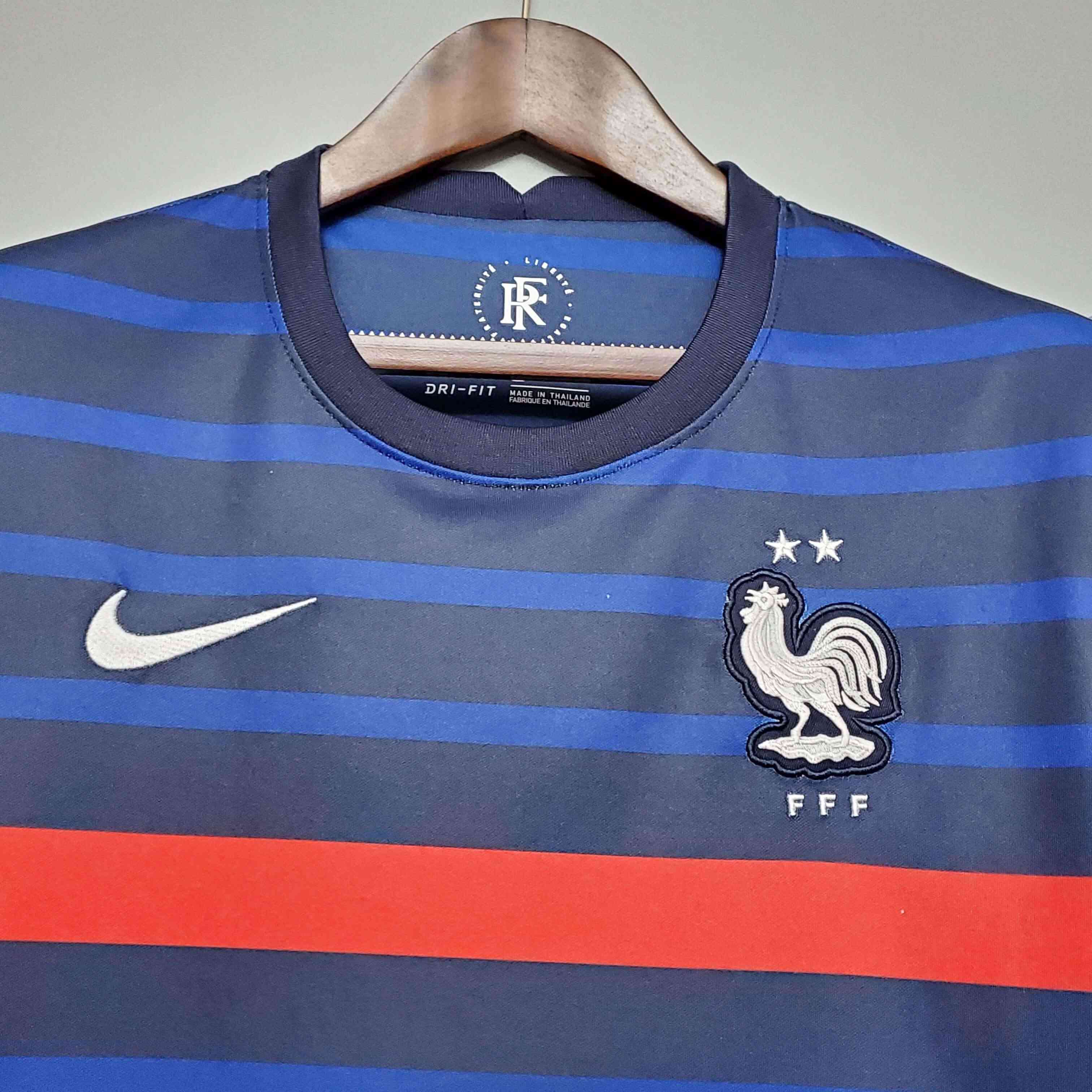 2020 Football Shirt France Blue Home-mysite Custom Football Kit- Nextkits