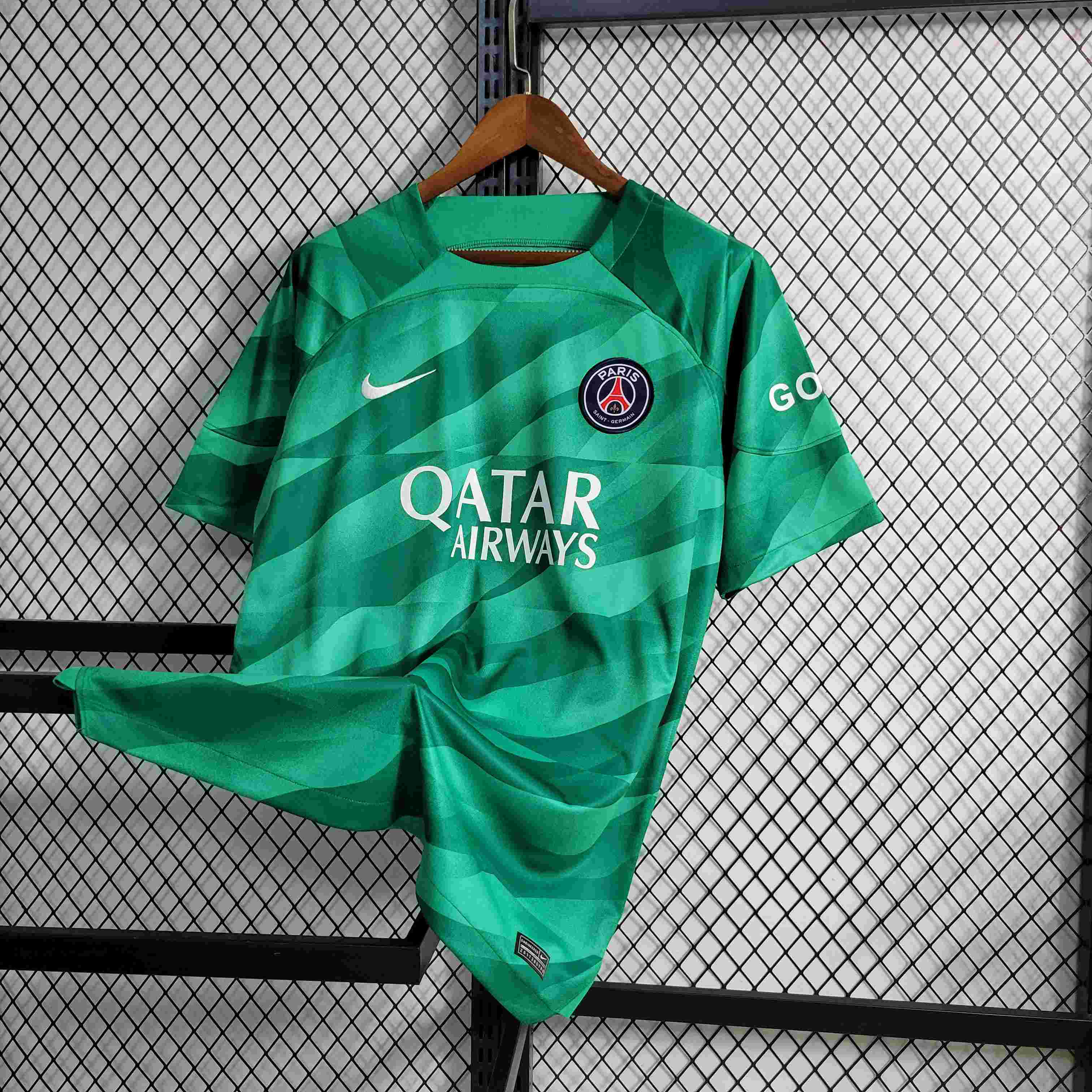 2023/2024 Psg Paris Saint-Germain Goalkeeper Green Football Shirt-mysite Custom Football Kit- Nextkits