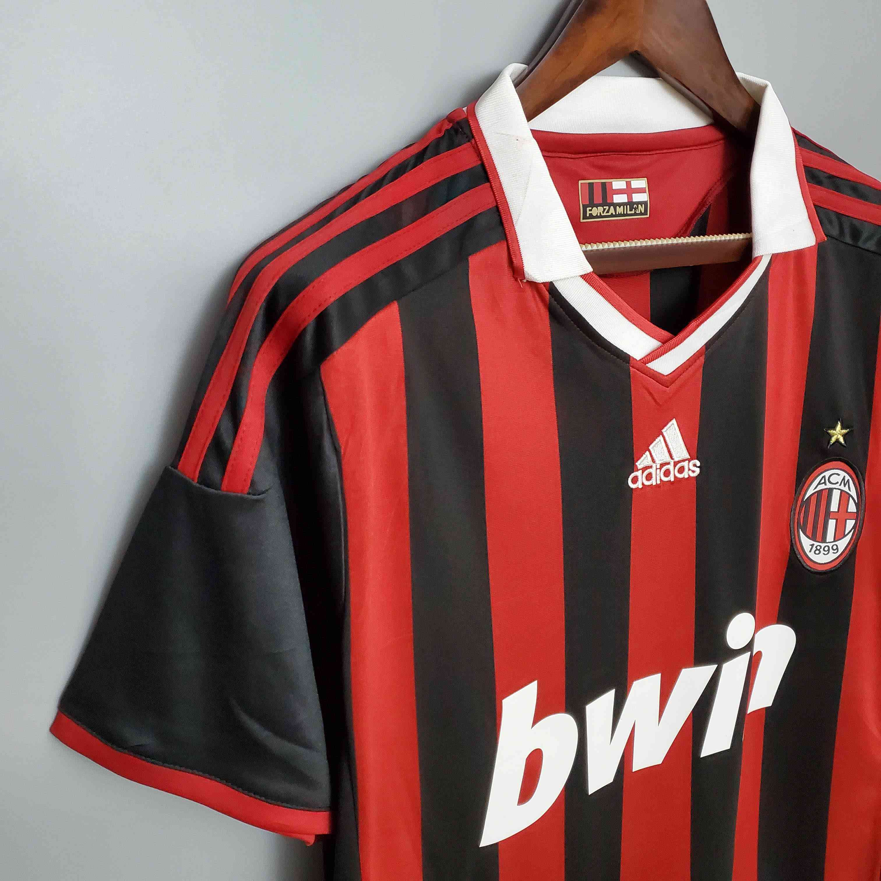 2009/2010 Retro AC Milan Home Football Shirt-mysite Custom Football Kit- Nextkits