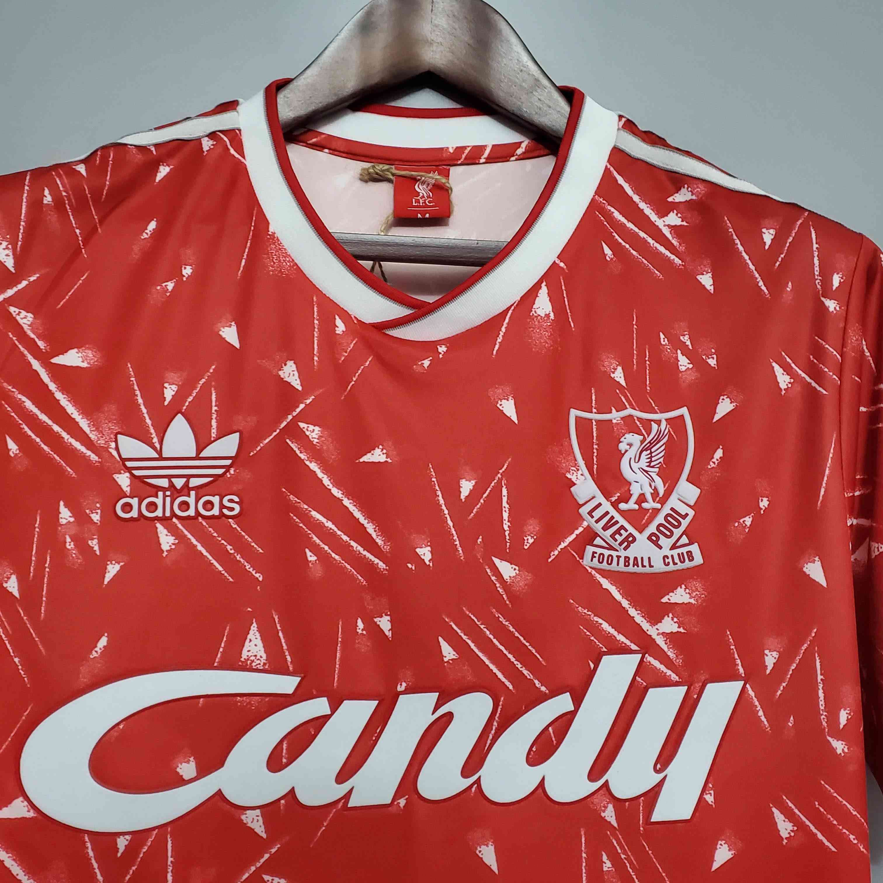 1989/1991 Retro Liverpool Football Shirt Home-mysite Custom Football Kit- Nextkits