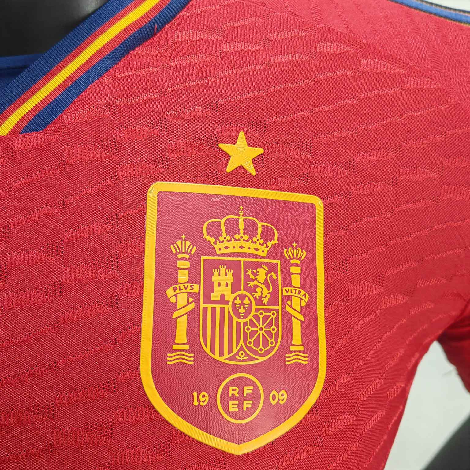 2022 FIFA World Cup Player Version Spain Home Soccer Shirt-mysite Custom Football Kit- Nextkits