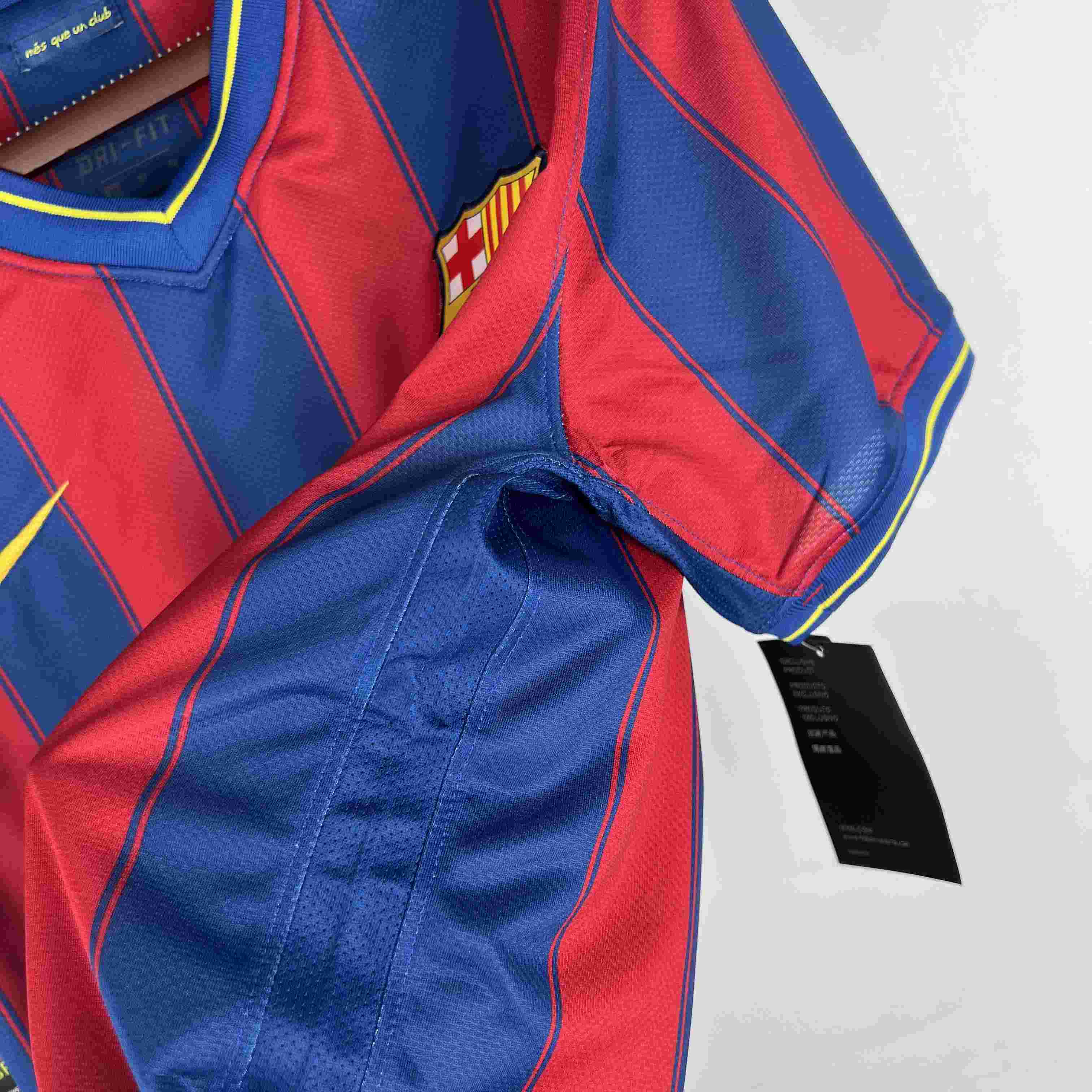 2009/2010 Retro Barcelona Home Football Shirt-mysite Custom Football Kit- Nextkits