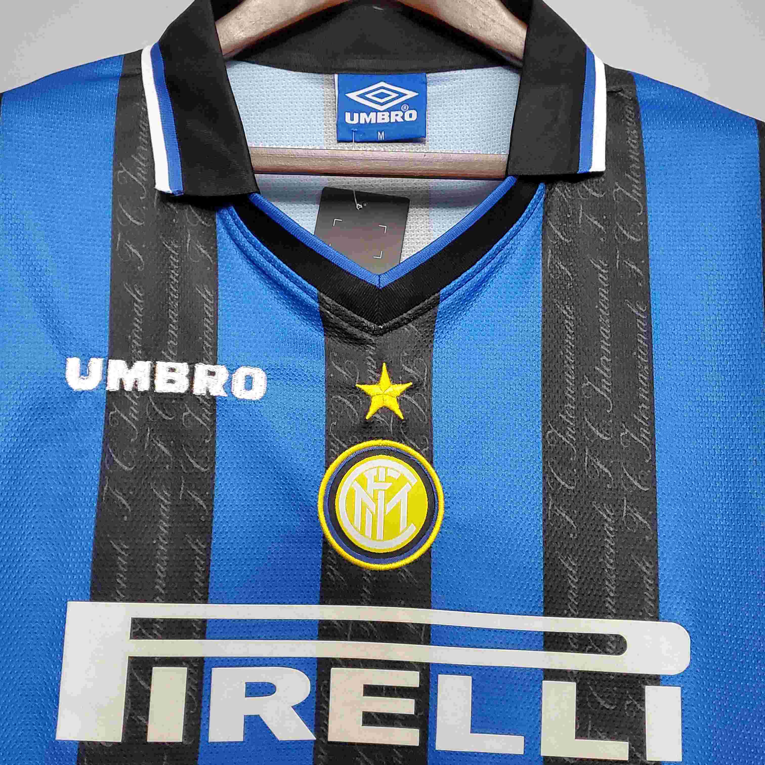 1997/1998 Retro Internazionale Milan Home Football Jersey-mysite Custom Football Kit- Nextkits