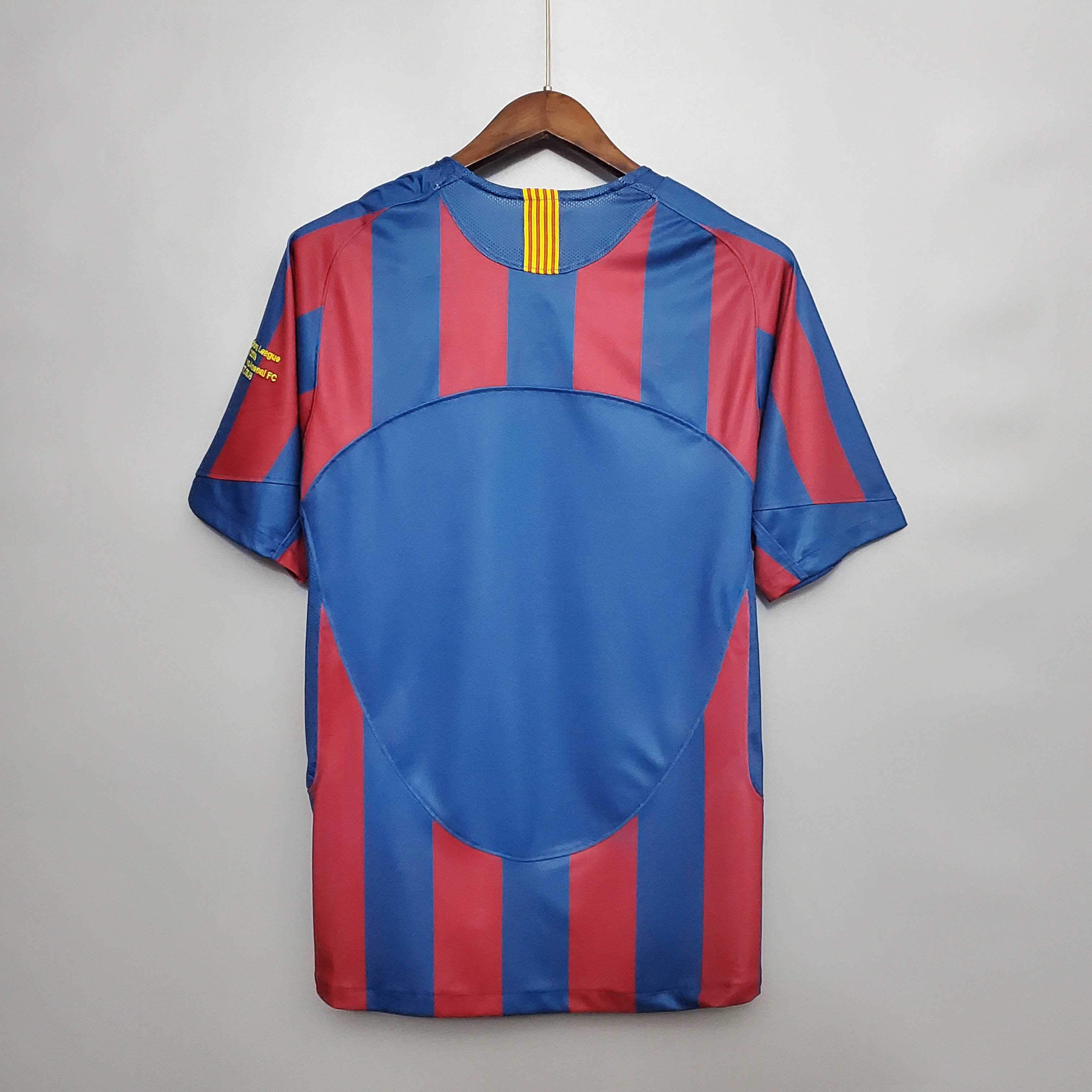 2005/2006 Retro Barcelona Home Football Shirt UEFA Champions League-mysite Custom Football Kit- Nextkits