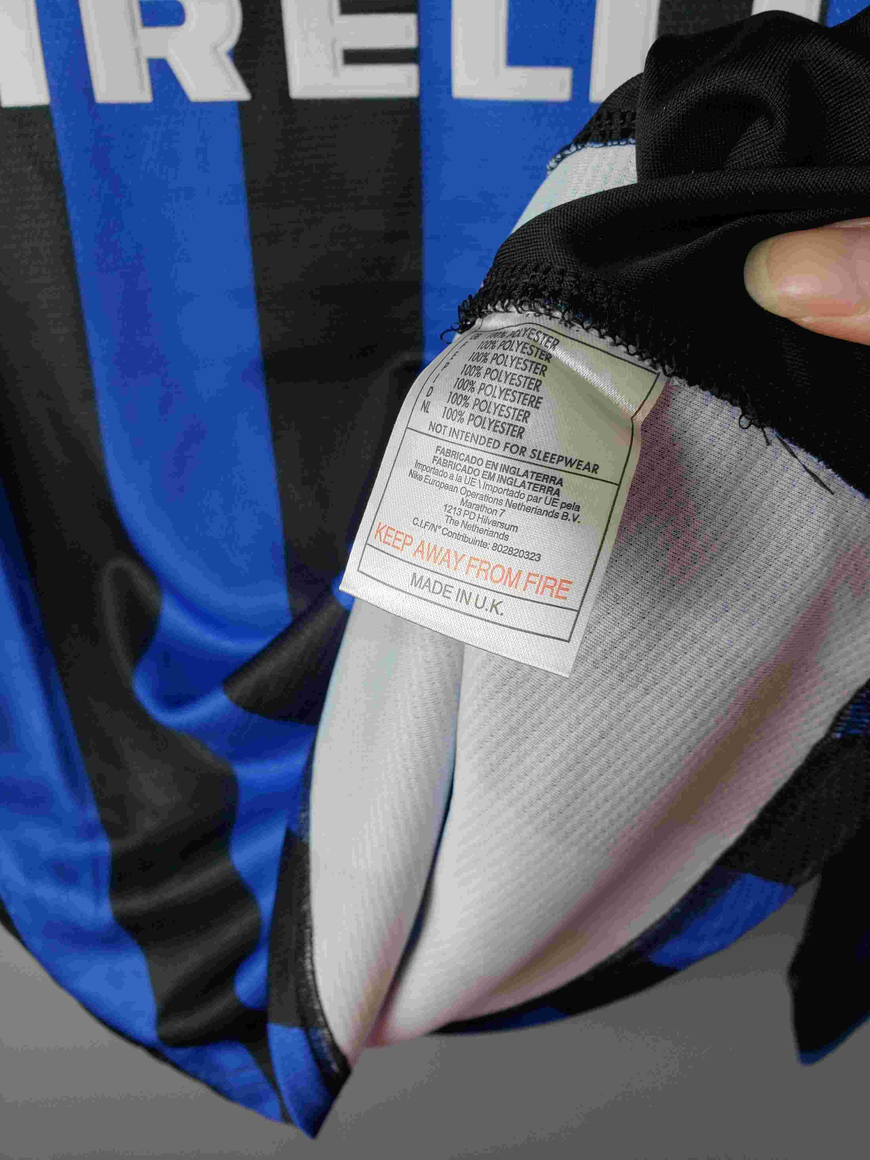 1998/1999 Retro Long Sleeve Internazionale Milan Home Football Jersey-mysite Custom Football Kit- Nextkits