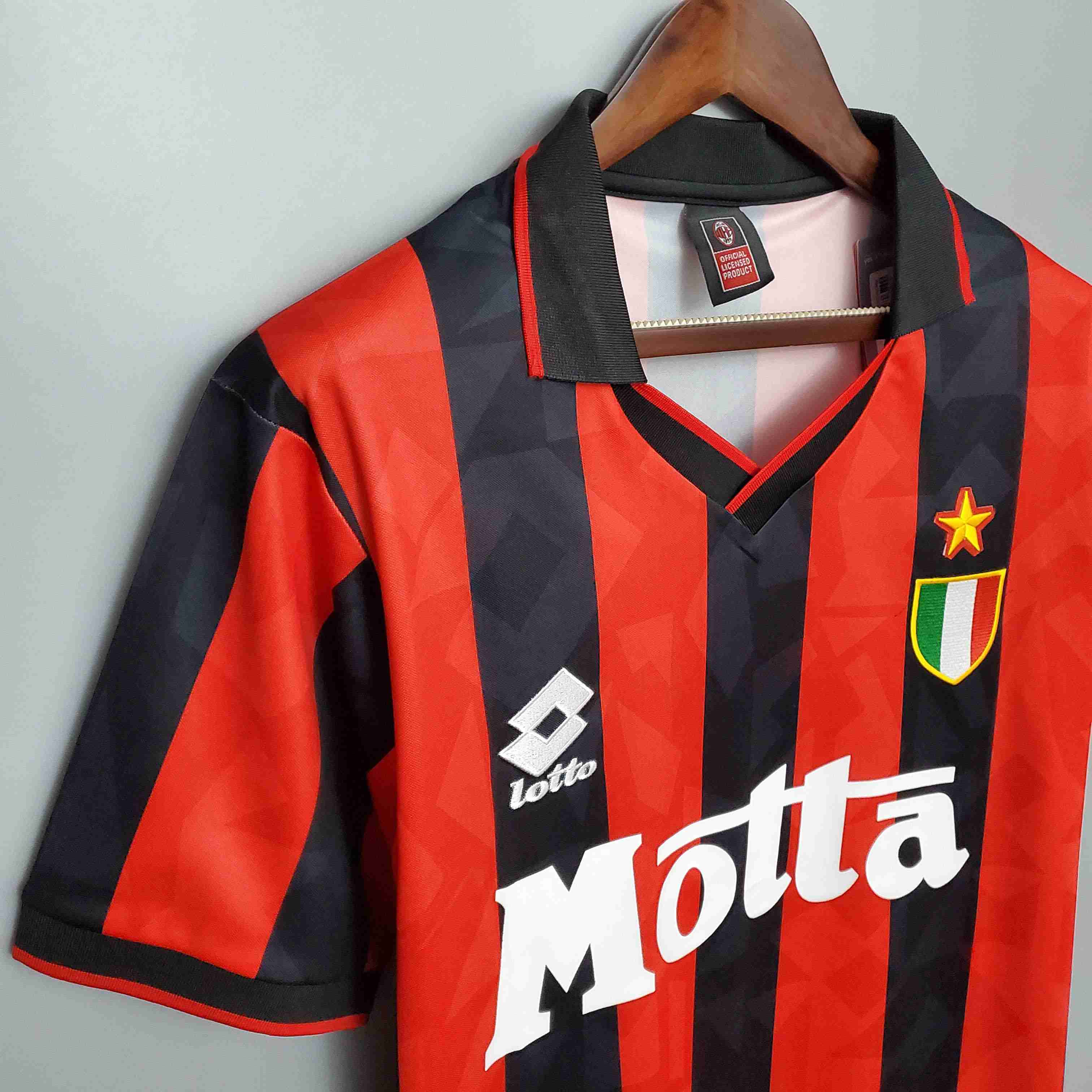 1993/1994 Retro AC Milan Home Football Shirt-mysite Custom Football Kit- Nextkits