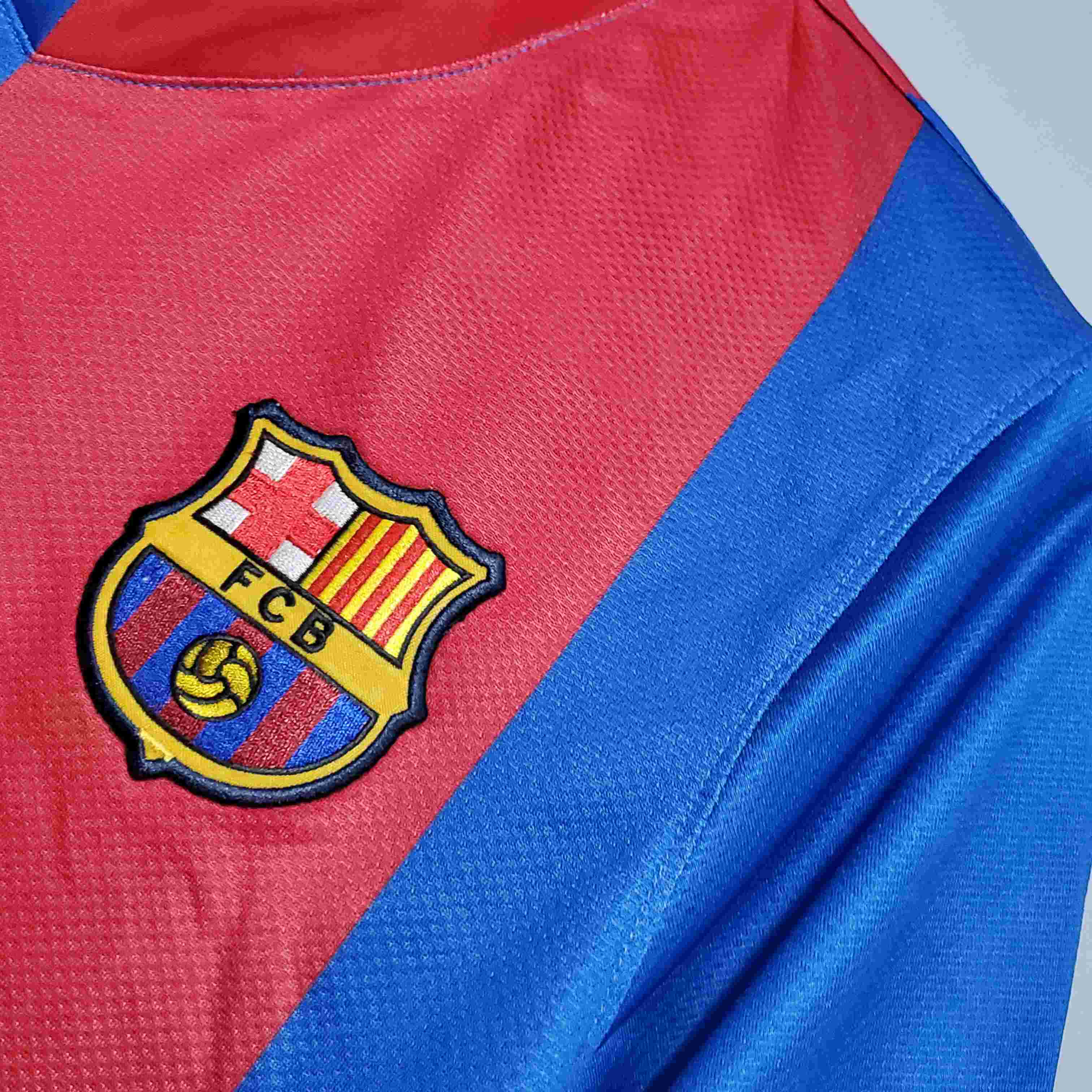 2006/2007 Retro Barcelona Home Football Shirt-mysite Custom Football Kit- Nextkits
