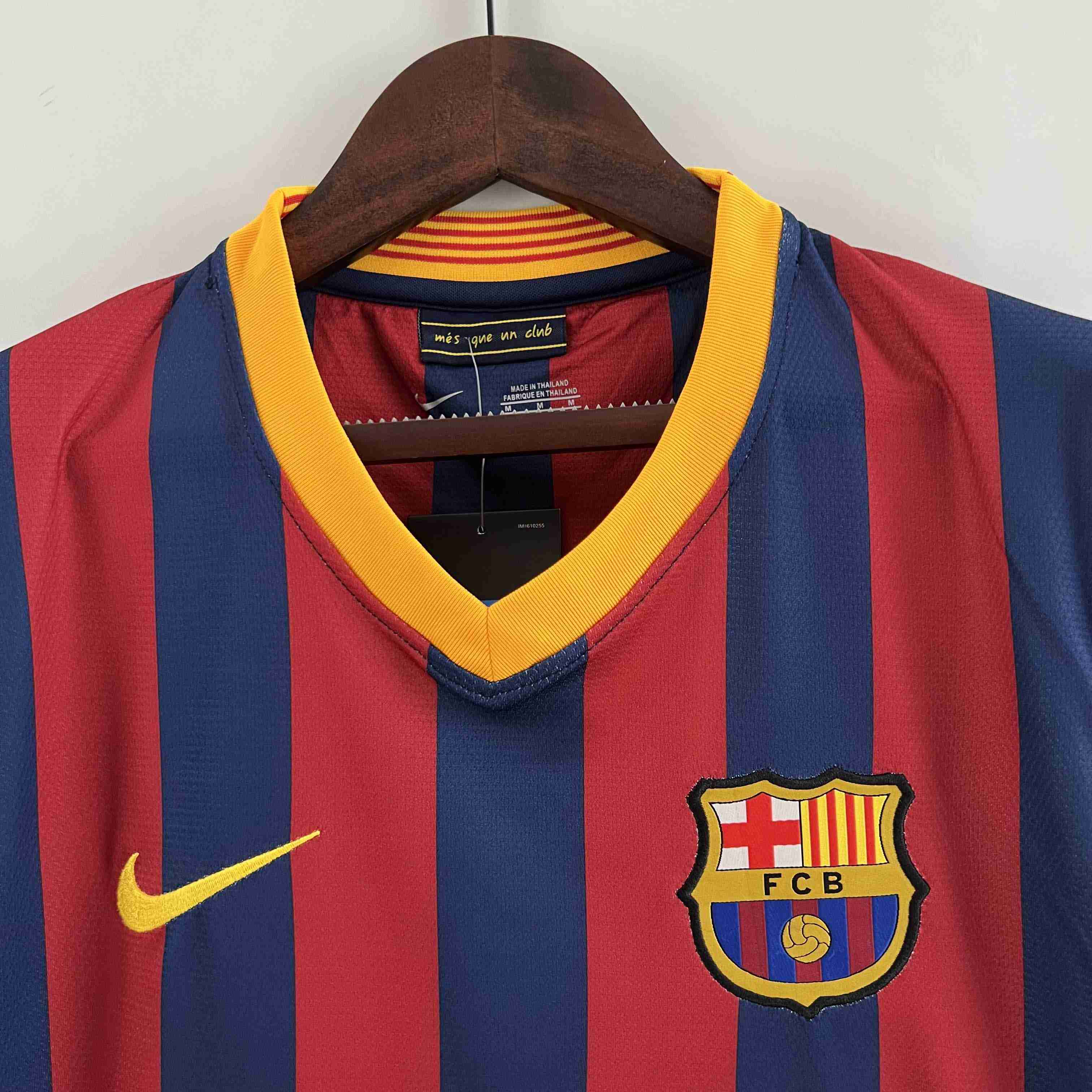 2013/2014 Retro Barcelona Home Football Shirt-mysite Custom Football Kit- Nextkits