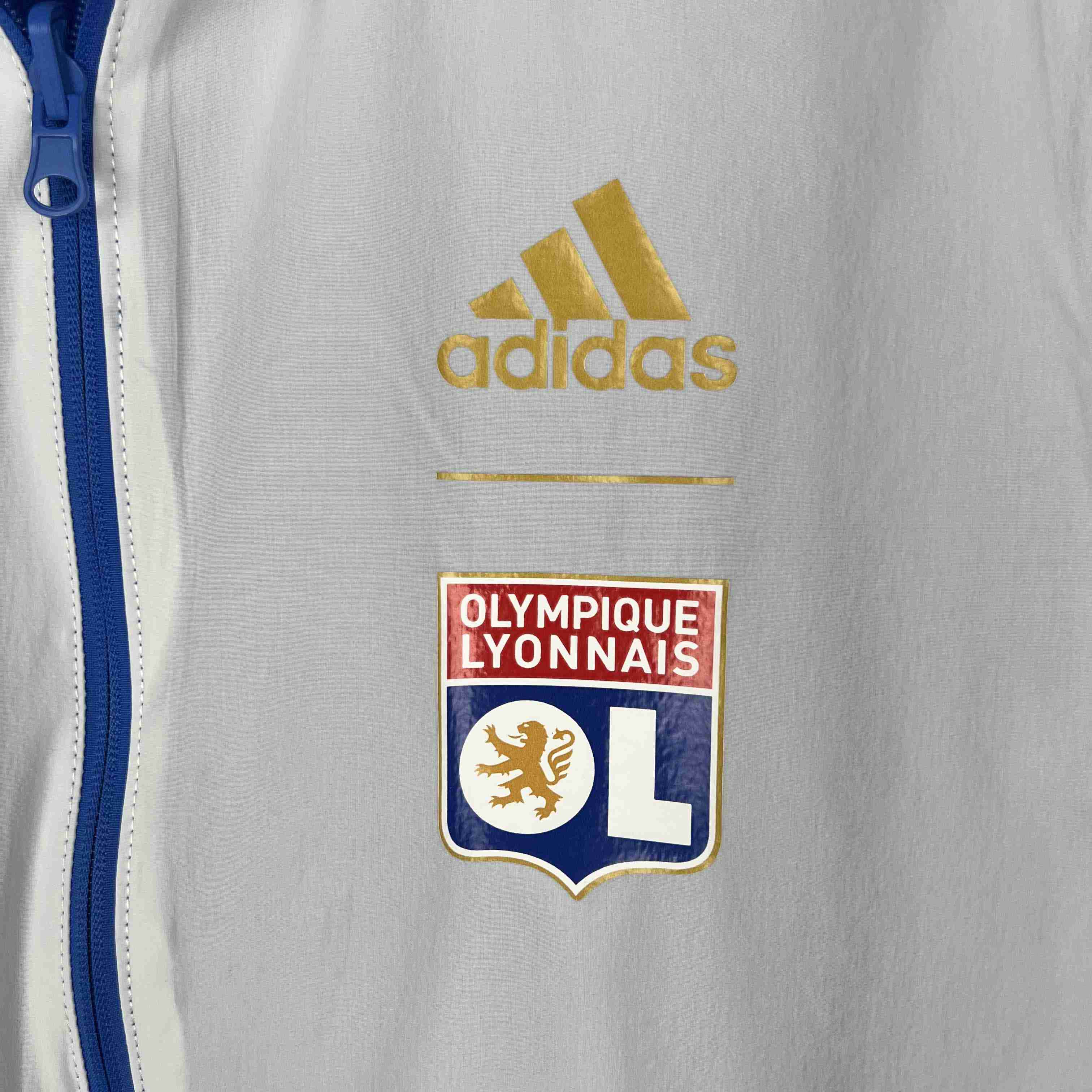 2023/2024 Lyon Reversible Windbreaker Blue-white Soccer Jersey-mysite Custom Football Kit- Nextkits
