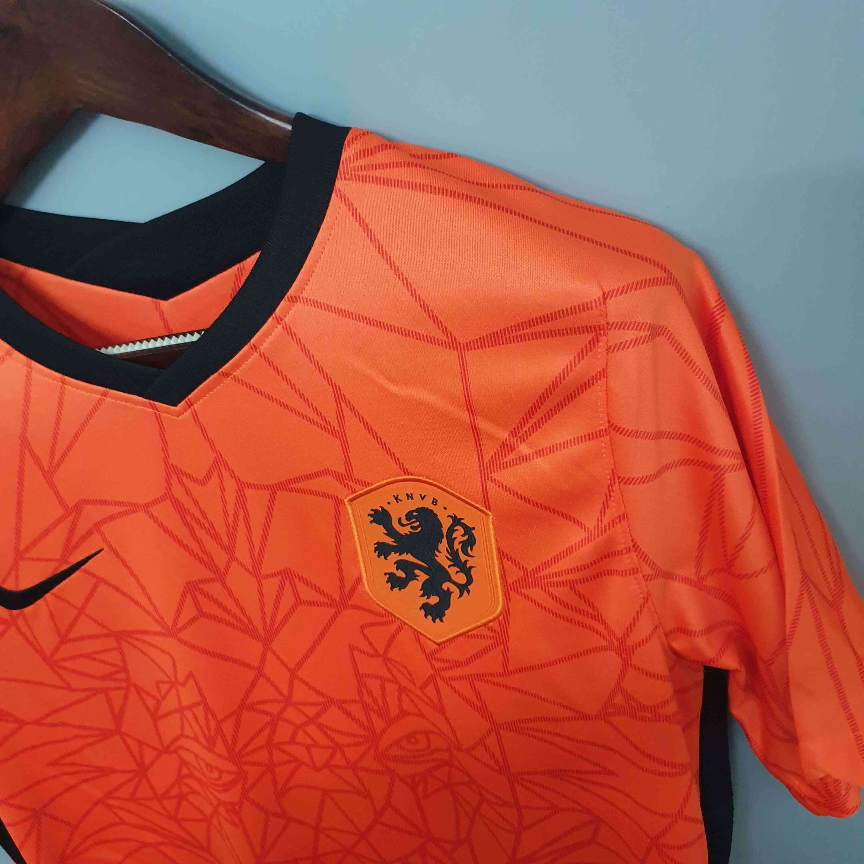 2020 Red Netherlands Home Soccer Shirt-mysite Custom Football Kit- Nextkits