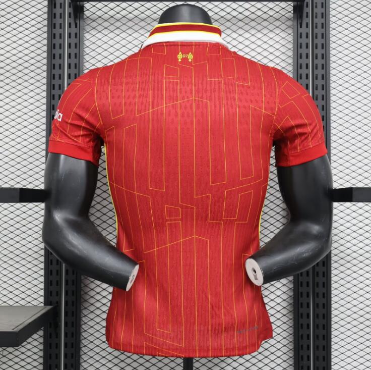 2024/2025 Player Version Liverpool Home Football Shirt-mysite Custom Football Kit- Nextkits
