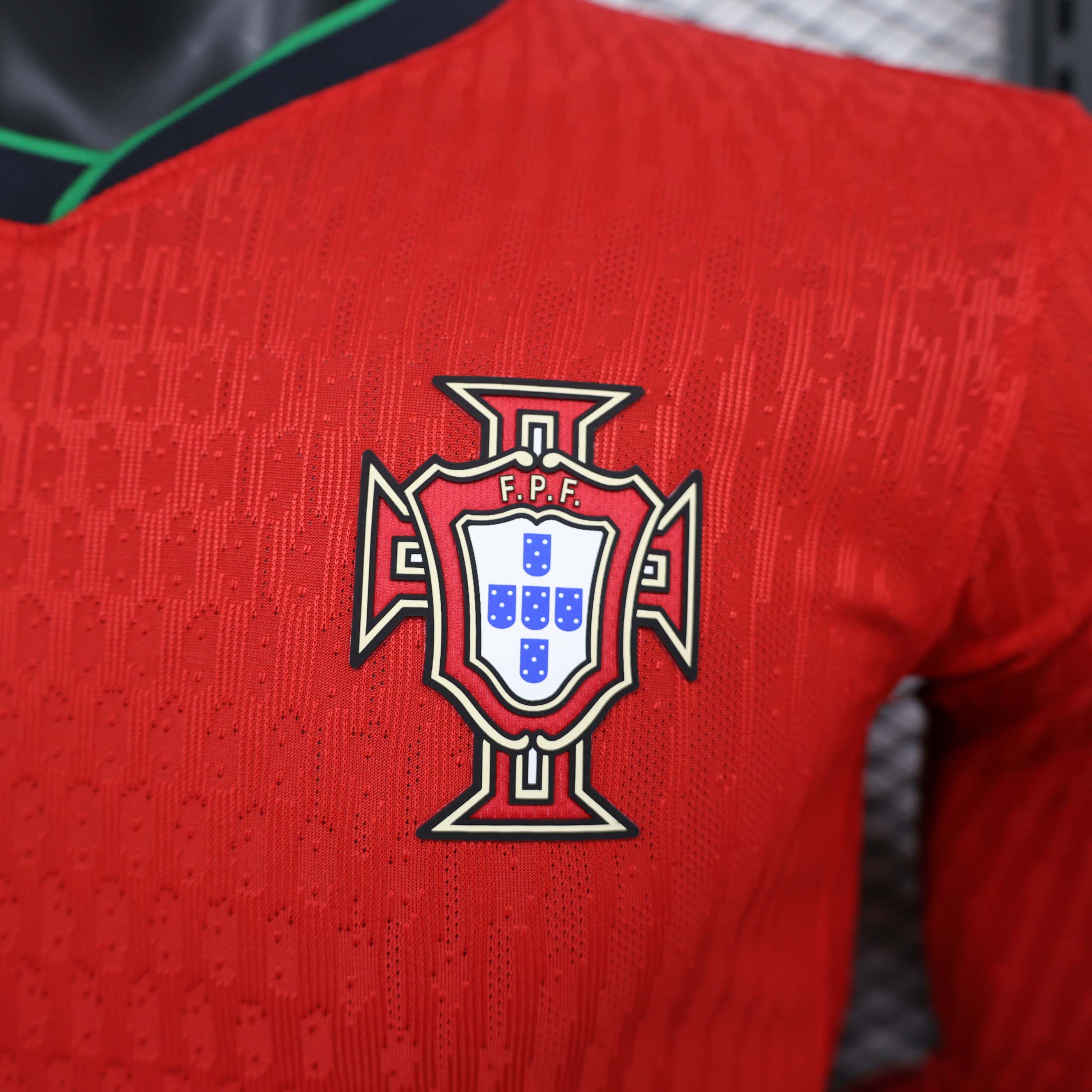 2024 Player Version Long Sleeve Portugal Home Football Shirt-mysite Custom Football Kit- Nextkits